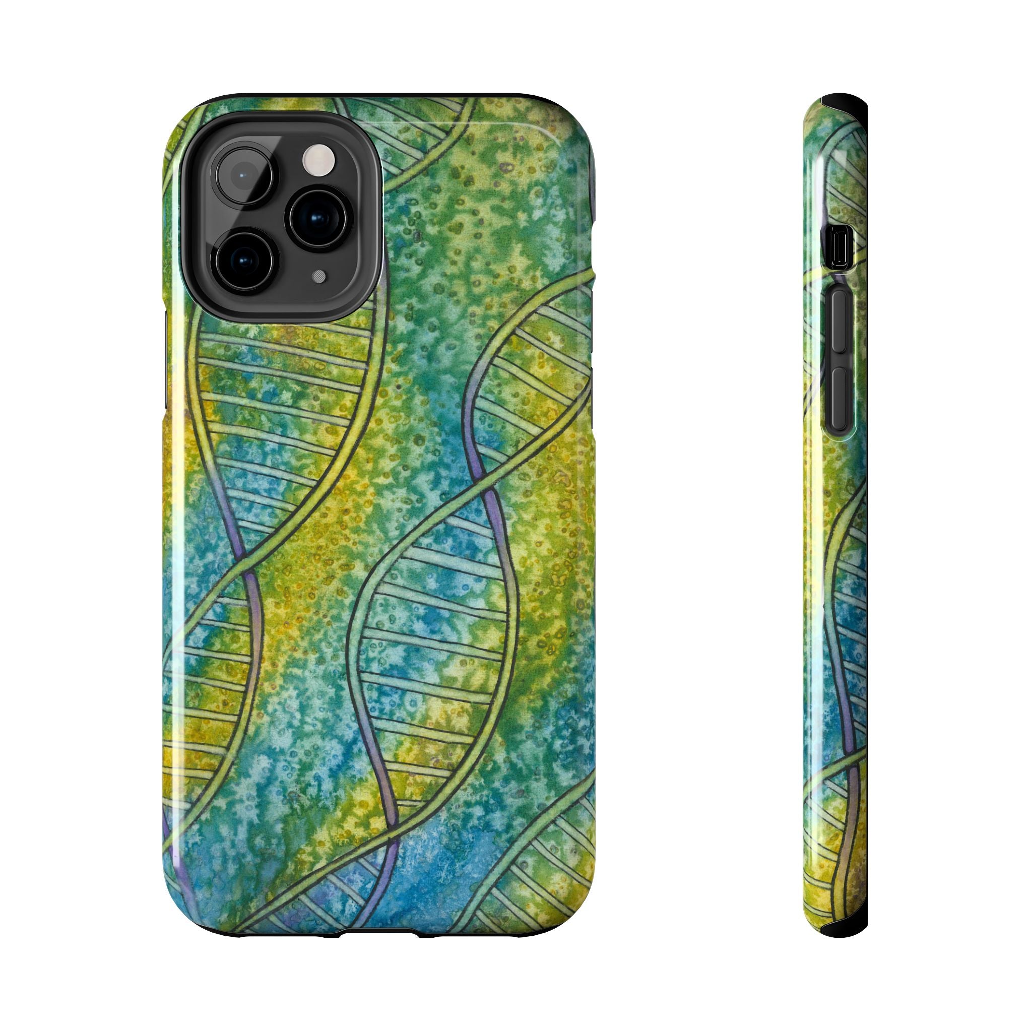 Tough Phone Case - All iPhones and Samsung Galaxys - Exciting Abstract Design #99 Crop of DNA