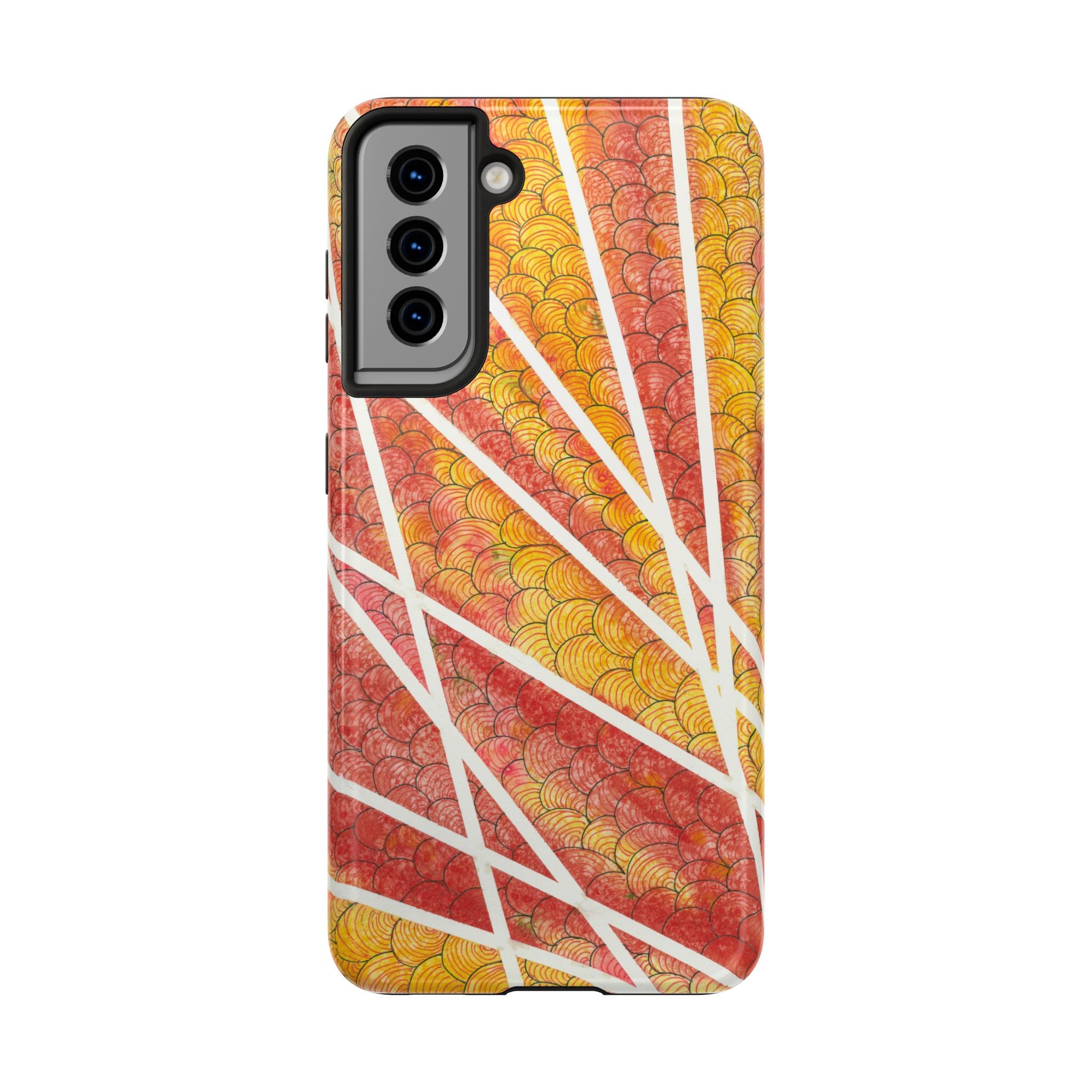 Tough Phone Case - All iPhones and Samsung Galaxys - Exciting Abstract Design #67 Max Mimosa