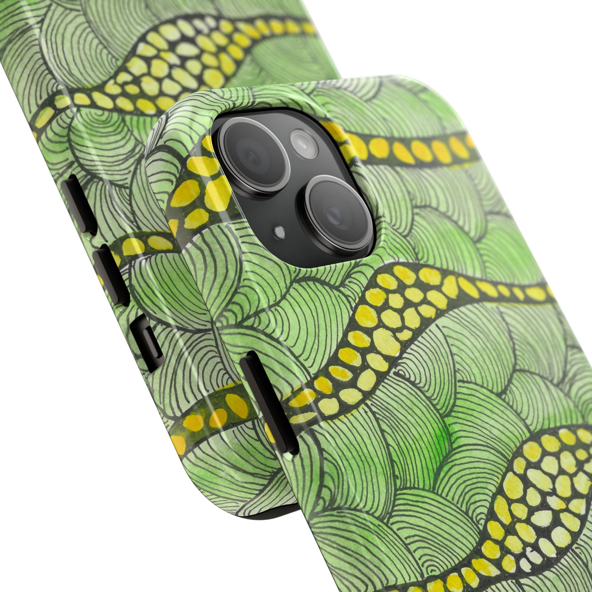 Tough Phone Case - All iPhones and Samsung Galaxys - Exciting Abstract Design #13 Watcha Thinking