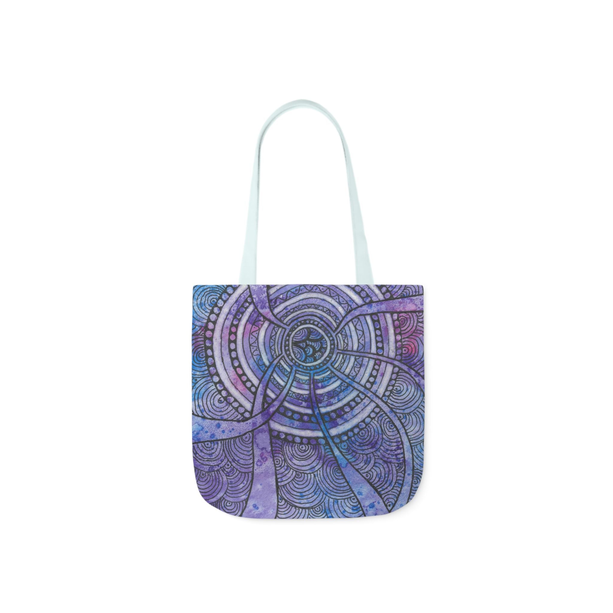 Canvas Tote Bags, Colourful Abstract Designs, 5-Color Straps, 3 Sizes.  For Family and friends or a Special Gift #56 The Way Home