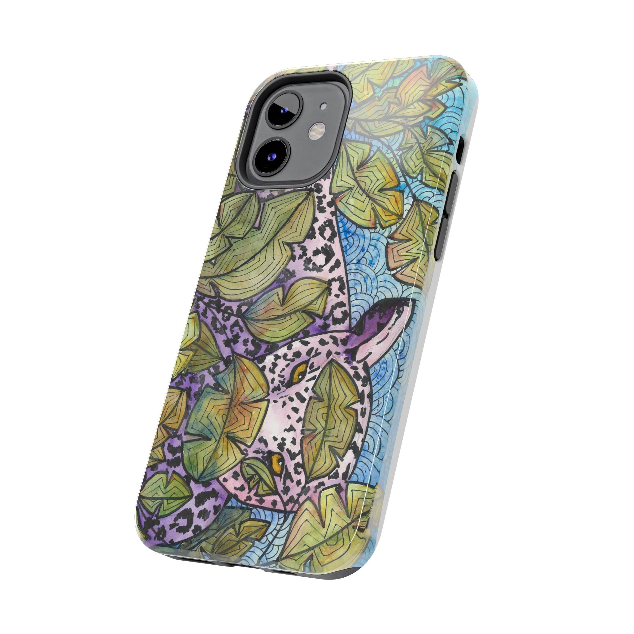 Tough Phone Case - All iPhones and Samsung Galaxys - Exciting Abstract Design #76 Purrfect Blend