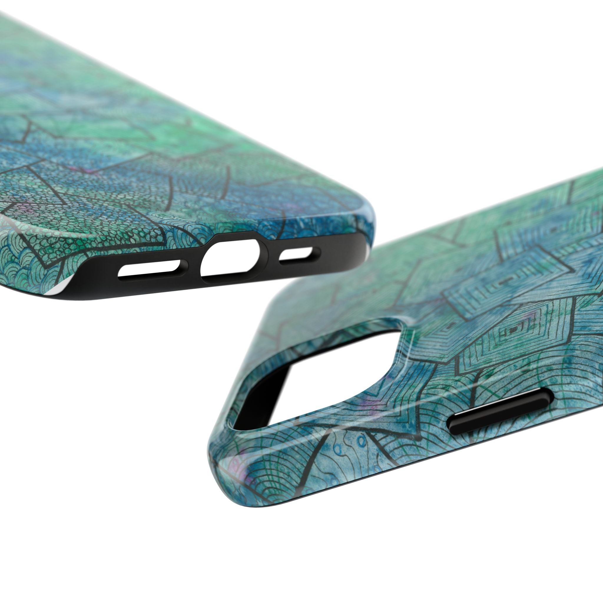 Tough Phone Case - All iPhones and Samsung Galaxys - Exciting Abstract Design #65 And The Answer Is