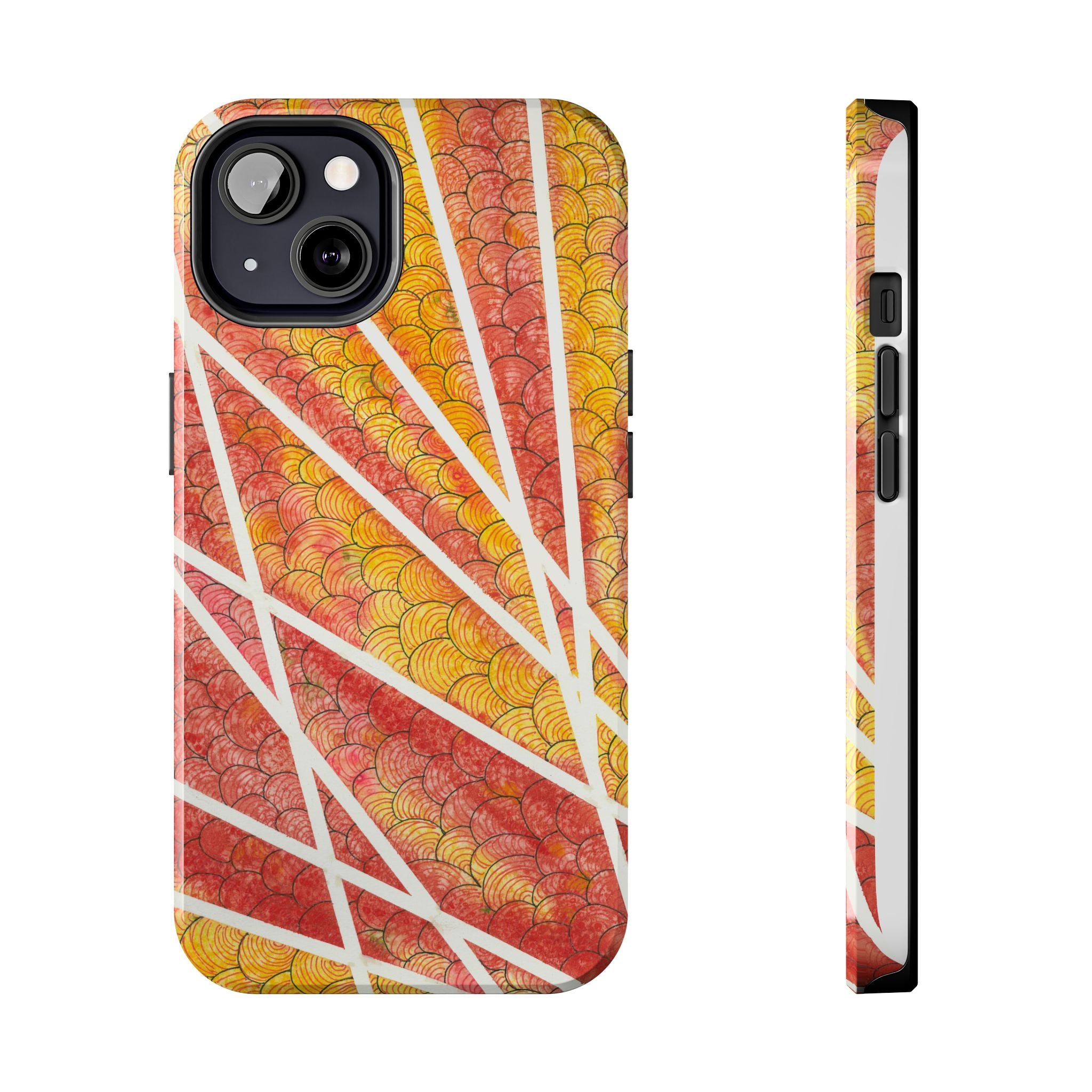 Tough Phone Case - All iPhones and Samsung Galaxys - Exciting Abstract Design #67 Max Mimosa