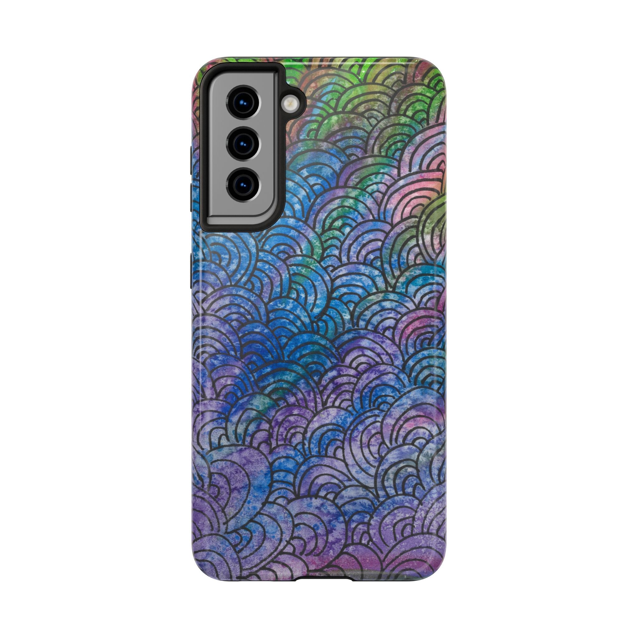 Tough Phone Case - All iPhones and Samsung Galaxys - Exciting Abstract Design #84 Ah! The Past