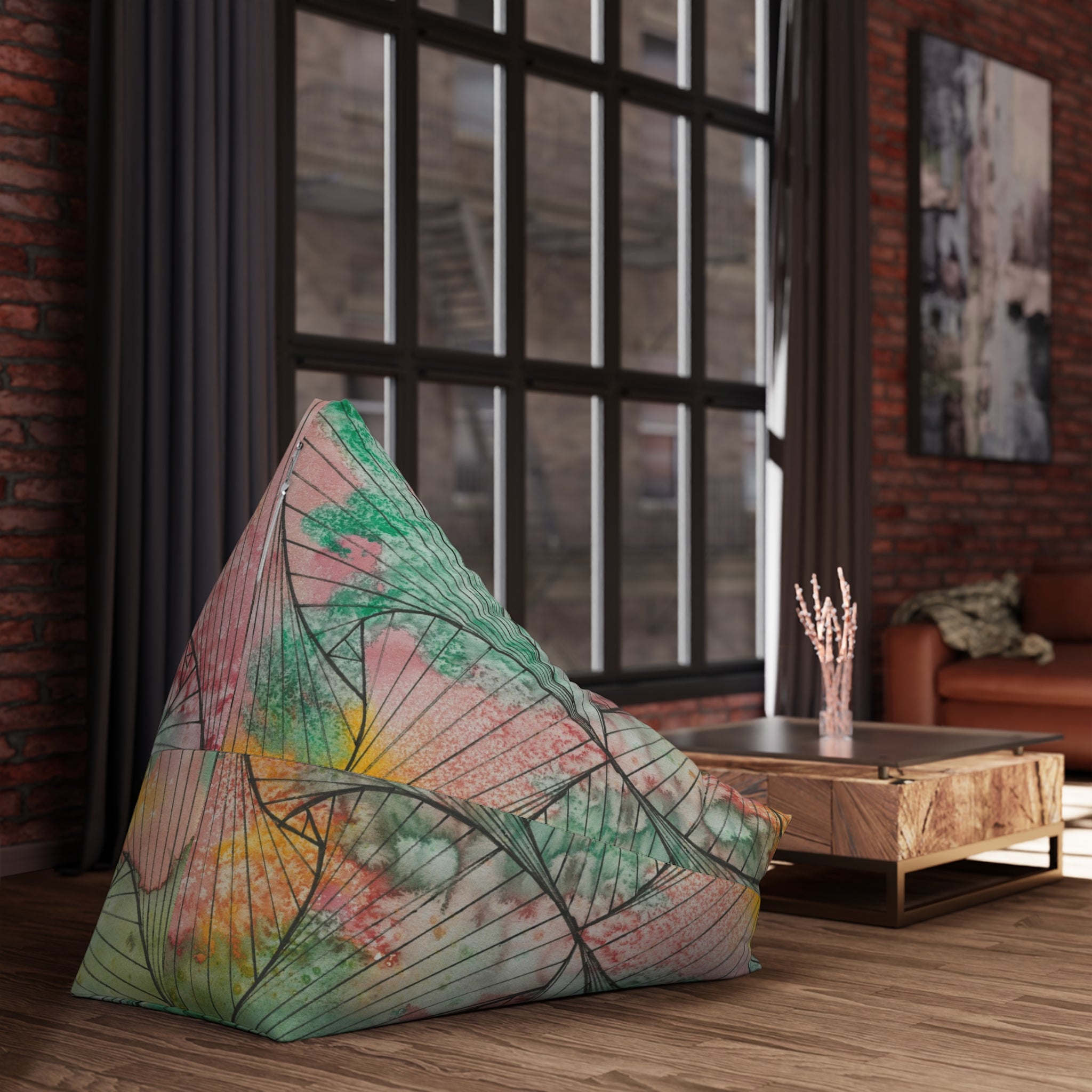 Bean Bag Chair Covers For Indoor & Outdoor - 2 Sizes - Exciting Abstract Design #70 What's It All About Alfie?