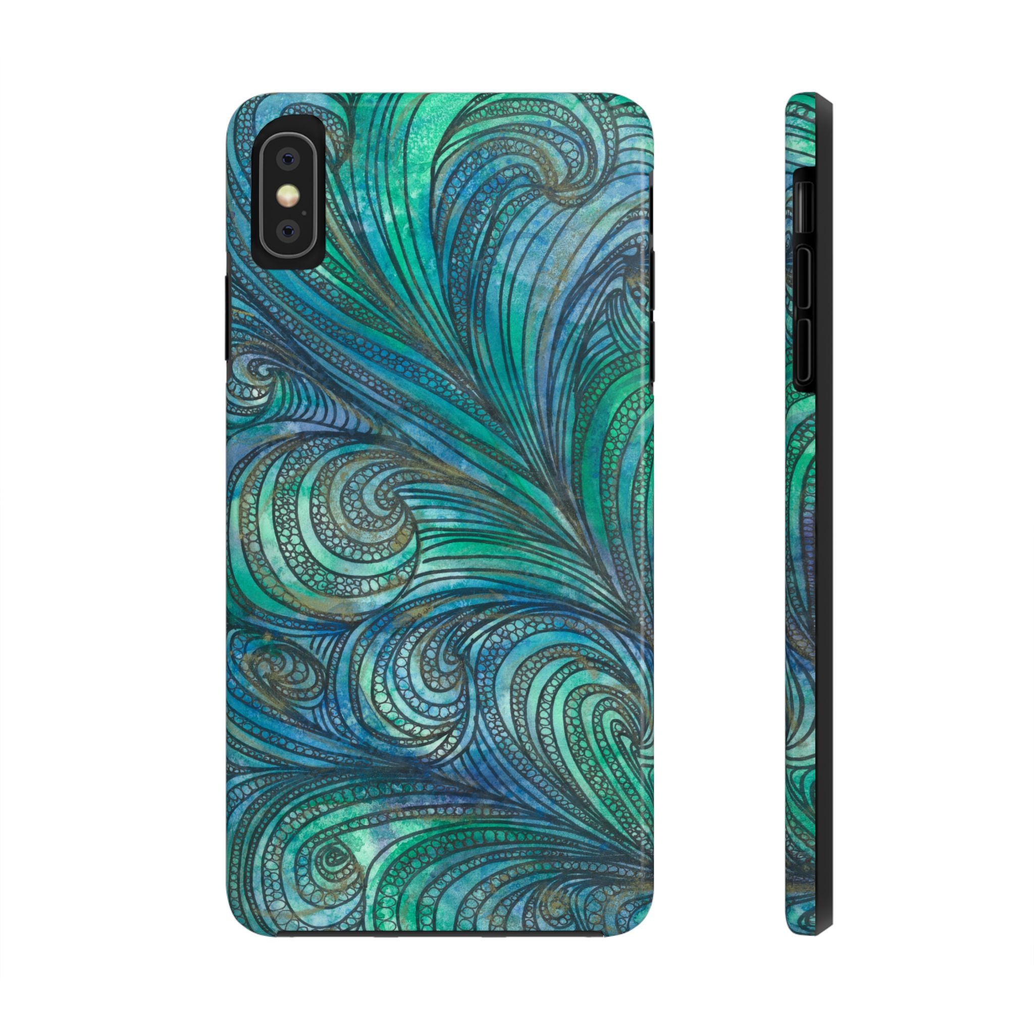 Tough Phone Case - All iPhones and Samsung Galaxys - Exciting Abstract Design #71 Call Of The Sea