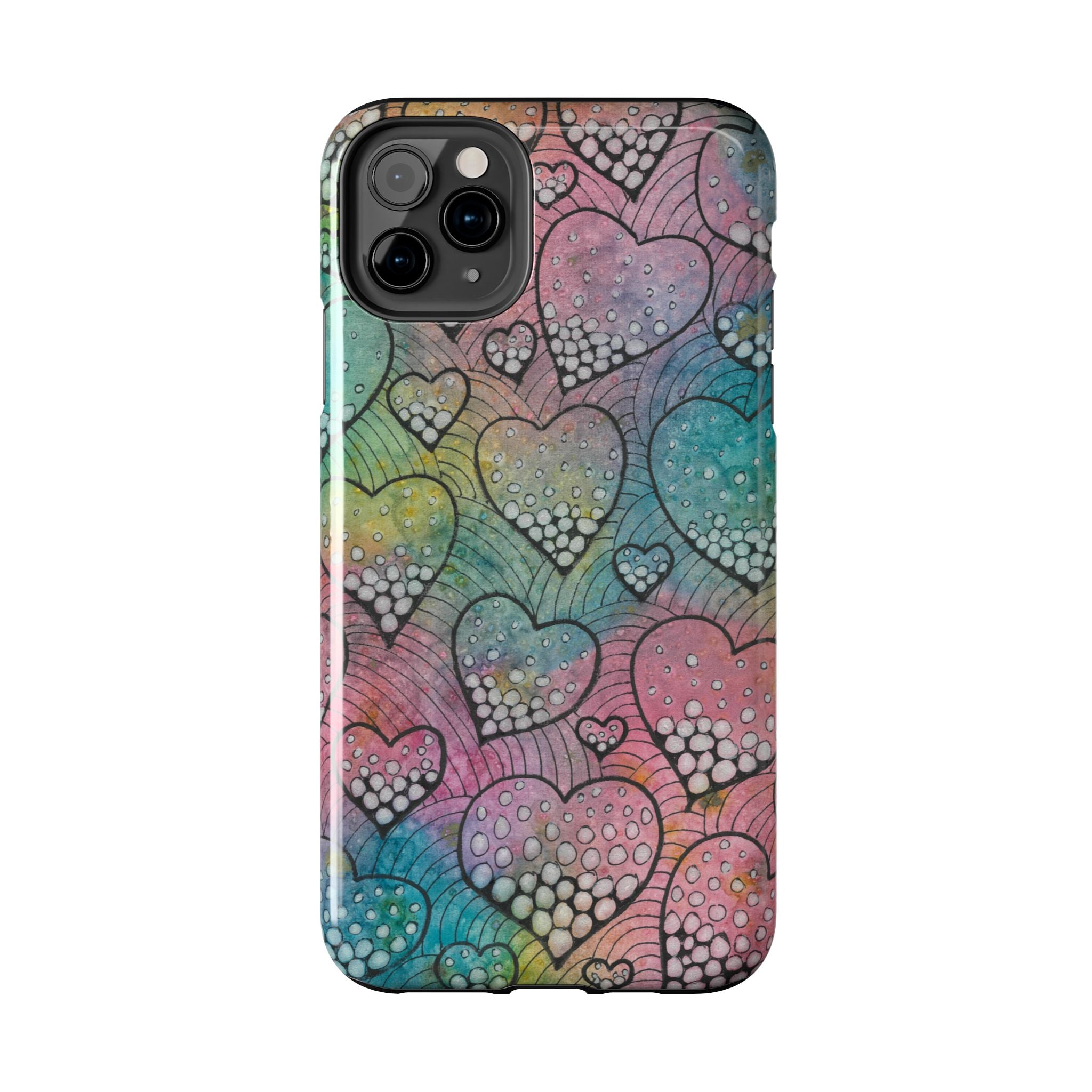 Tough Phone Case - All iPhones and Samsung Galaxys - Exciting Abstract Design #97 What's Love Got To Do With It