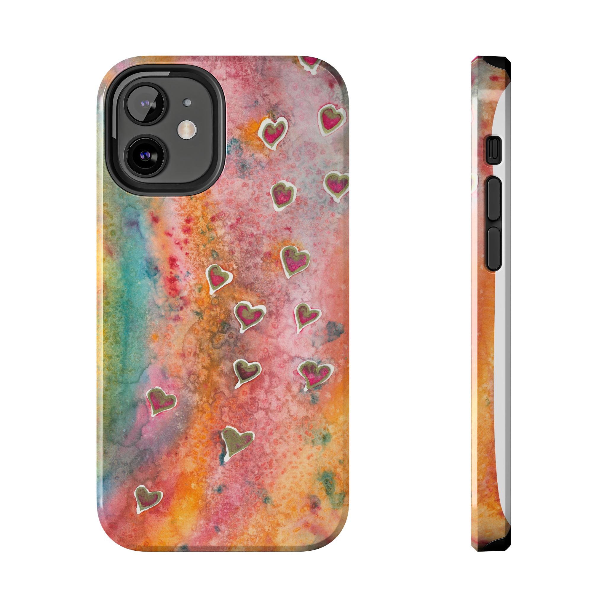 Tough Phone Case - All iPhones and Samsung Galaxys - Exciting Abstract Design #96 Love, Friendship, integrity