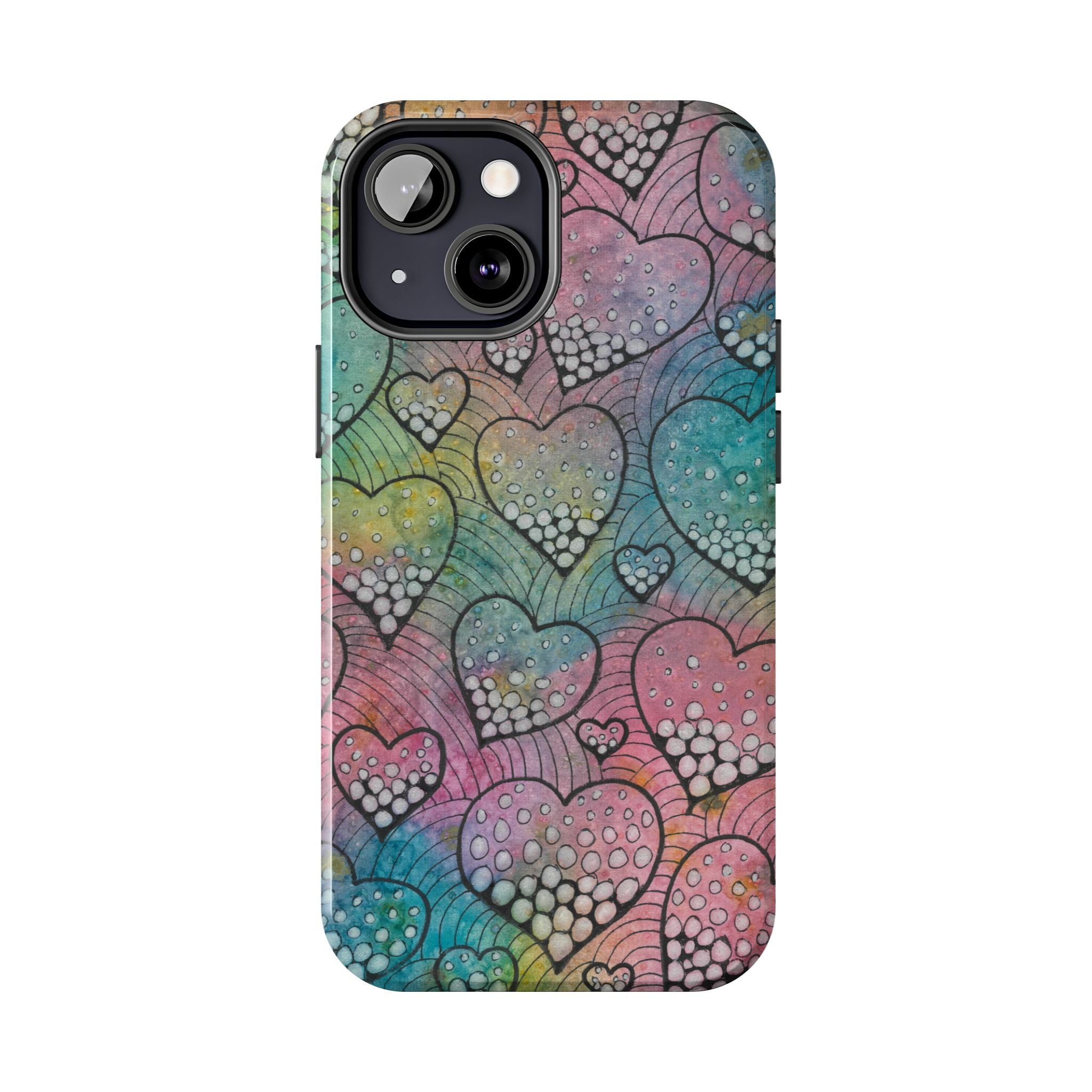 Tough Phone Case - All iPhones and Samsung Galaxys - Exciting Abstract Design #97 What's Love Got To Do With It