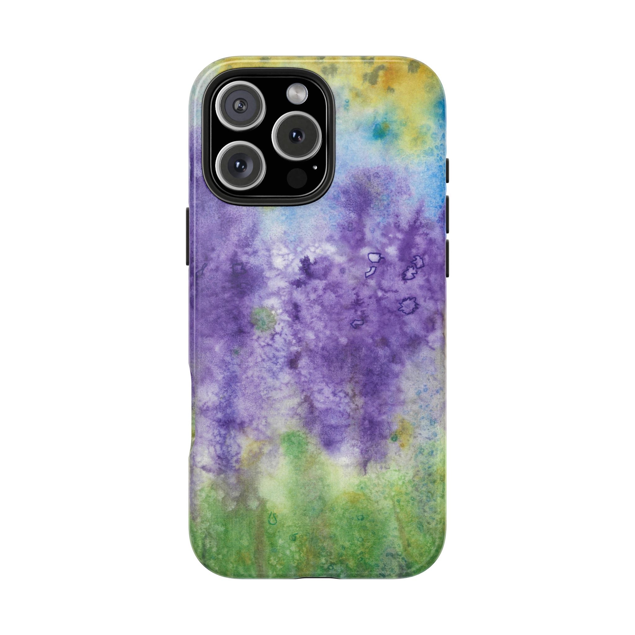 Tough Phone Case - All iPhones and Samsung Galaxys - Exciting Abstract Design #74 Lavender Fields