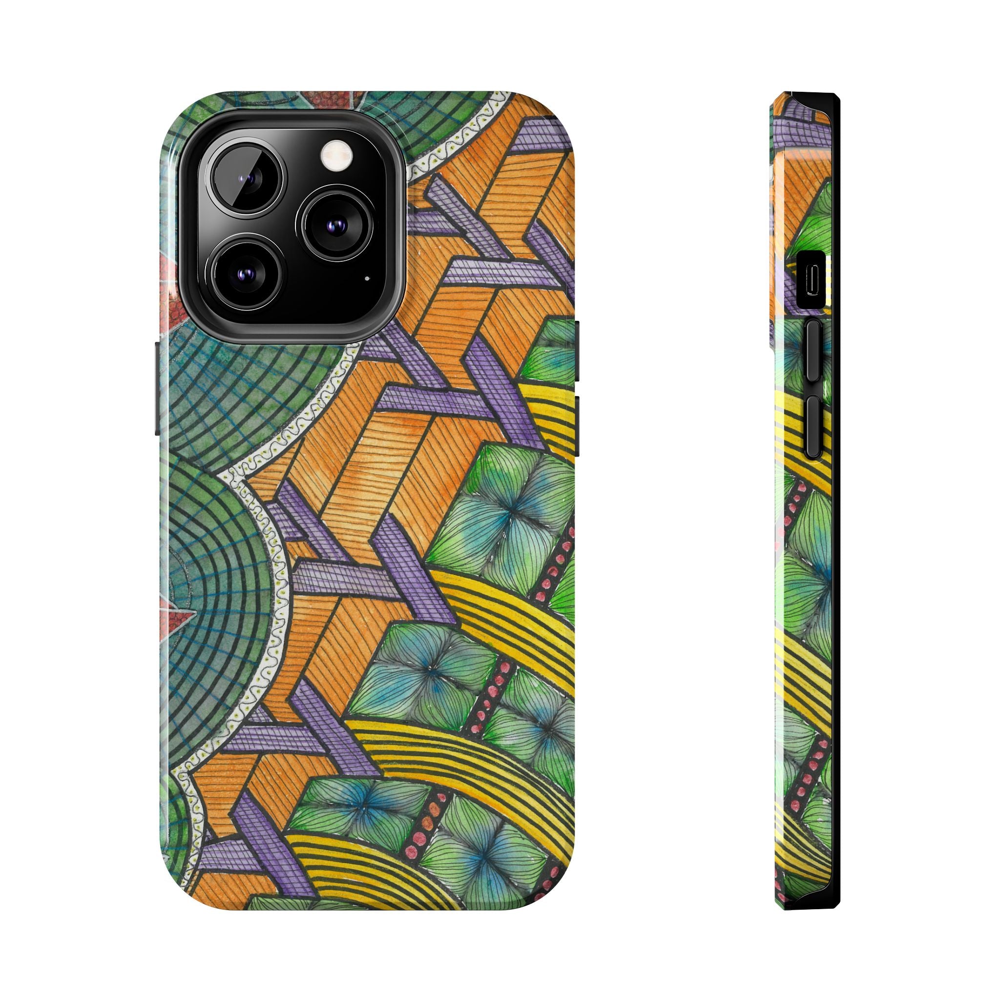 Tough Phone Case - All iPhones and Samsung Galaxys - Exciting Abstract Design #31 T'Eye Land