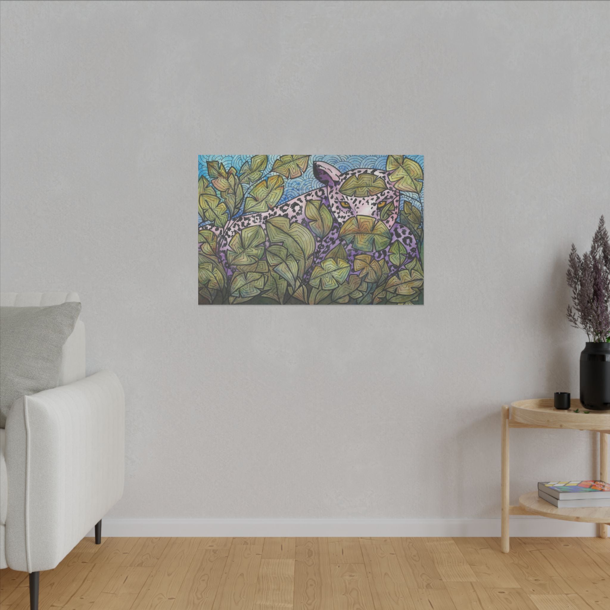 Large Colourful Wall Art, Canvas Prints, For Office, Bedroom or Living Room, or Special Gift #76 Purrfect Blend
