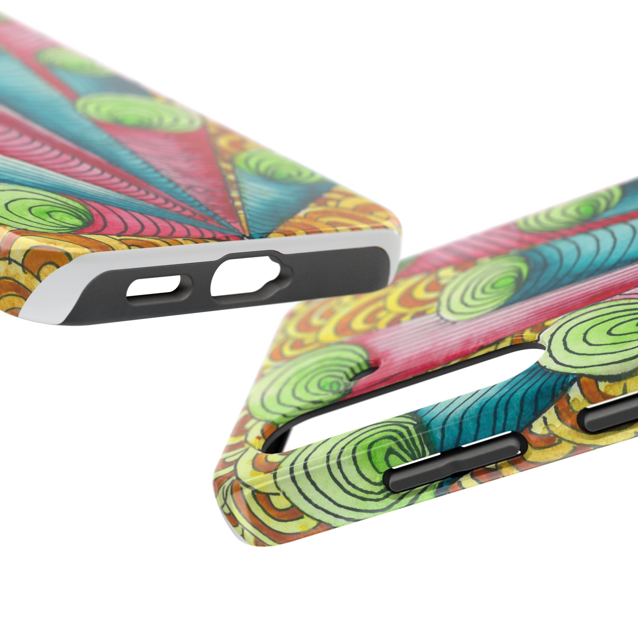 Tough Phone Case - All iPhones and Samsung Galaxys - Exciting Abstract Design #93 On A Mission