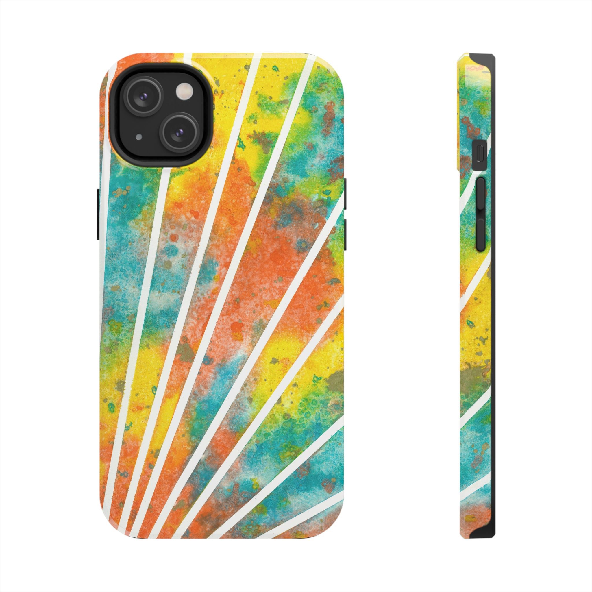 Tough Phone Case - All iPhones and Samsung Galaxys - Exciting Abstract Design #101 Your Energy Radiates