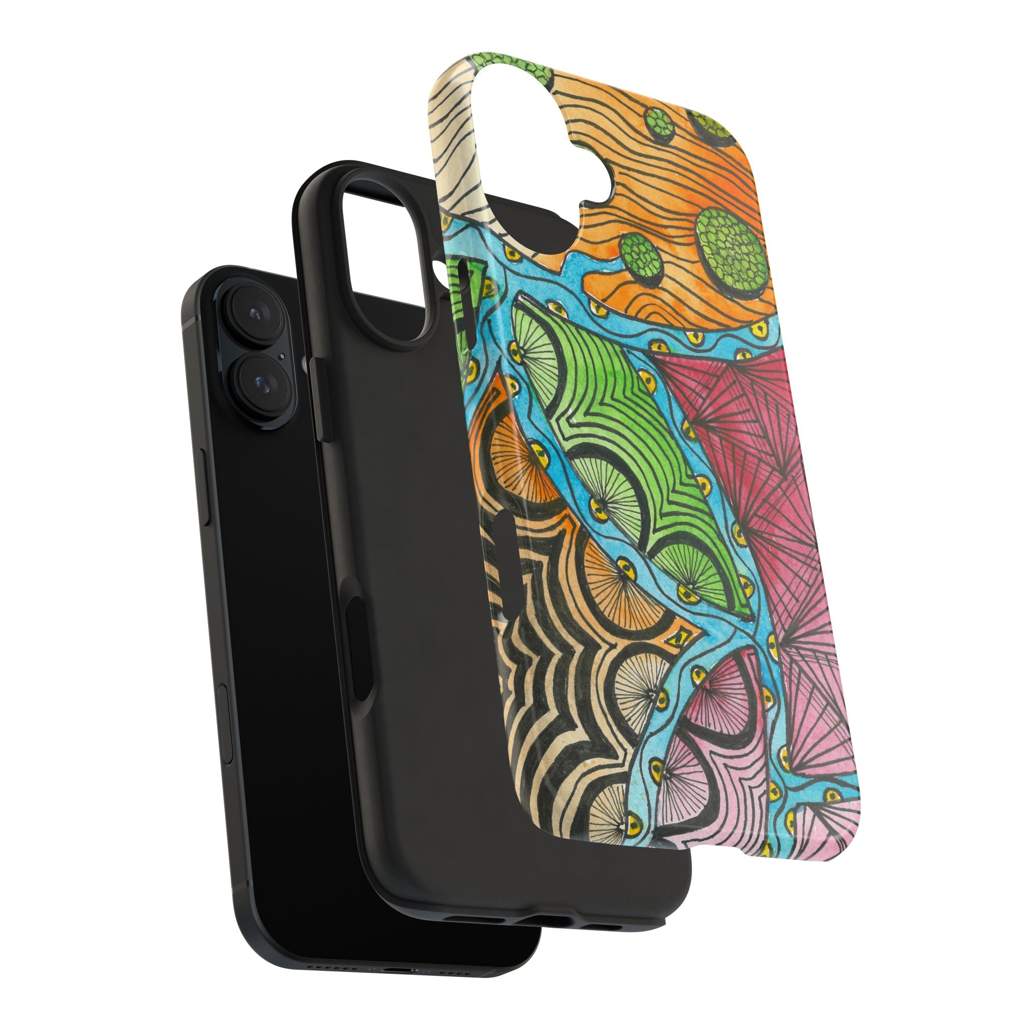 Tough Phone Case - All iPhones and Samsung Galaxys - Exciting Abstract Design #11 Today's The Day