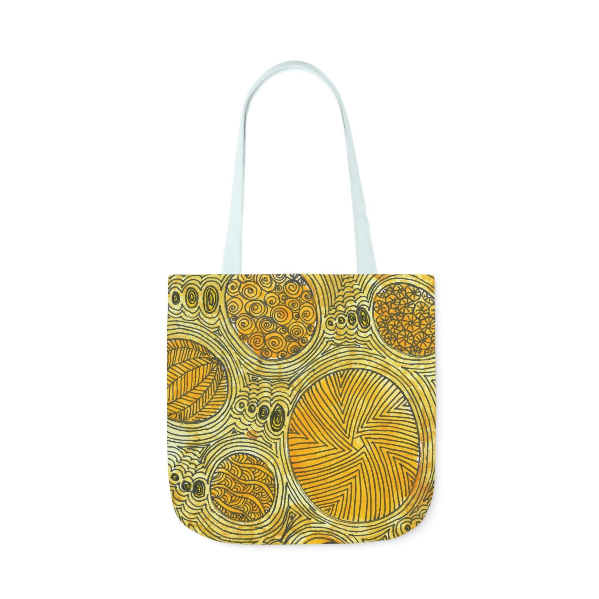 Canvas Tote Bags, Colourful Abstract Designs, 5-Color Straps, 3 Sizes.  For Family and friends or a Special Gift #38 The Conversationalist