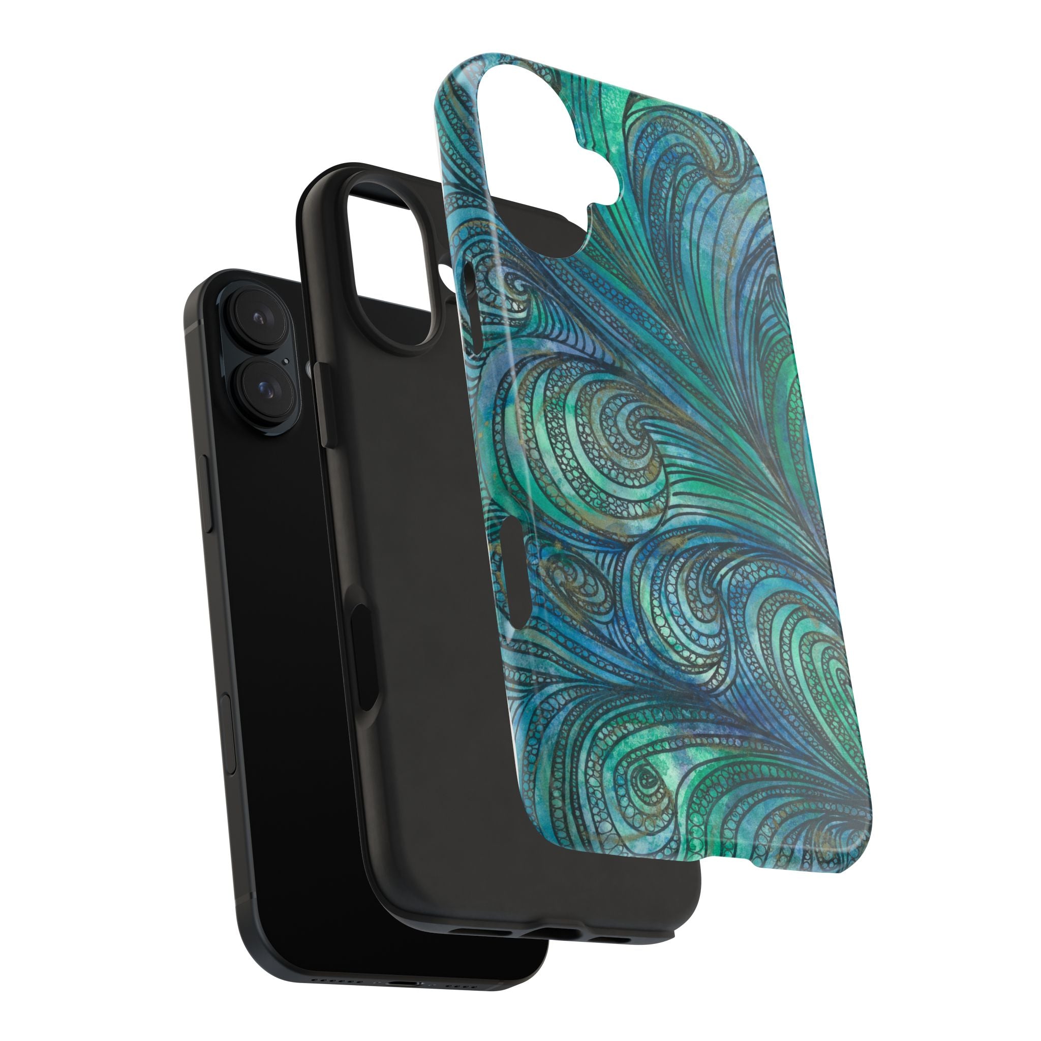 Tough Phone Case - All iPhones and Samsung Galaxys - Exciting Abstract Design #71 Call Of The Sea