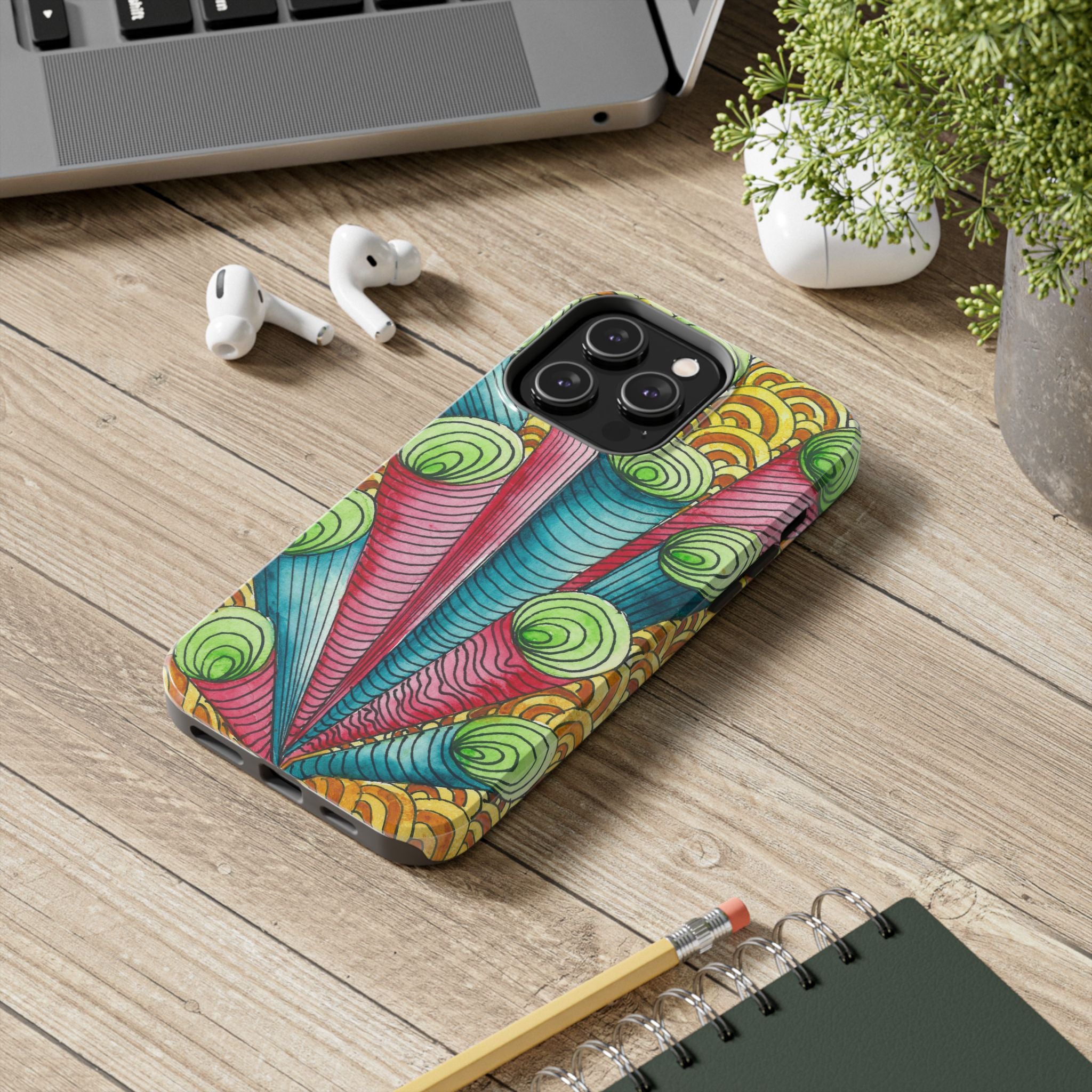 Tough Phone Case - All iPhones and Samsung Galaxys - Exciting Abstract Design #93 On A Mission