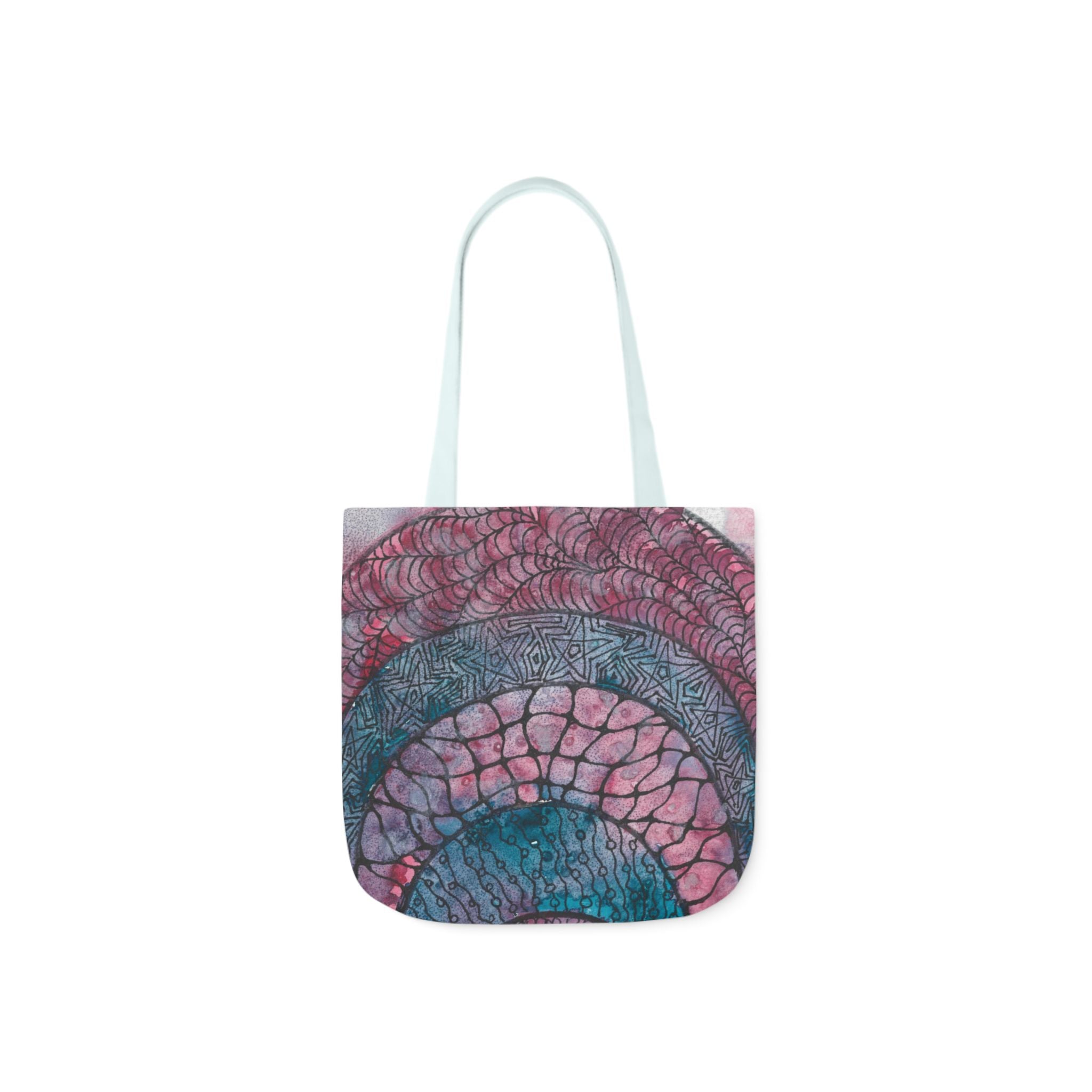Canvas Tote Bags, Colourful Abstract Designs, 5-Color Straps, 3 Sizes.  For Family and friends or a Special Gift #92 The Goddess Lives
