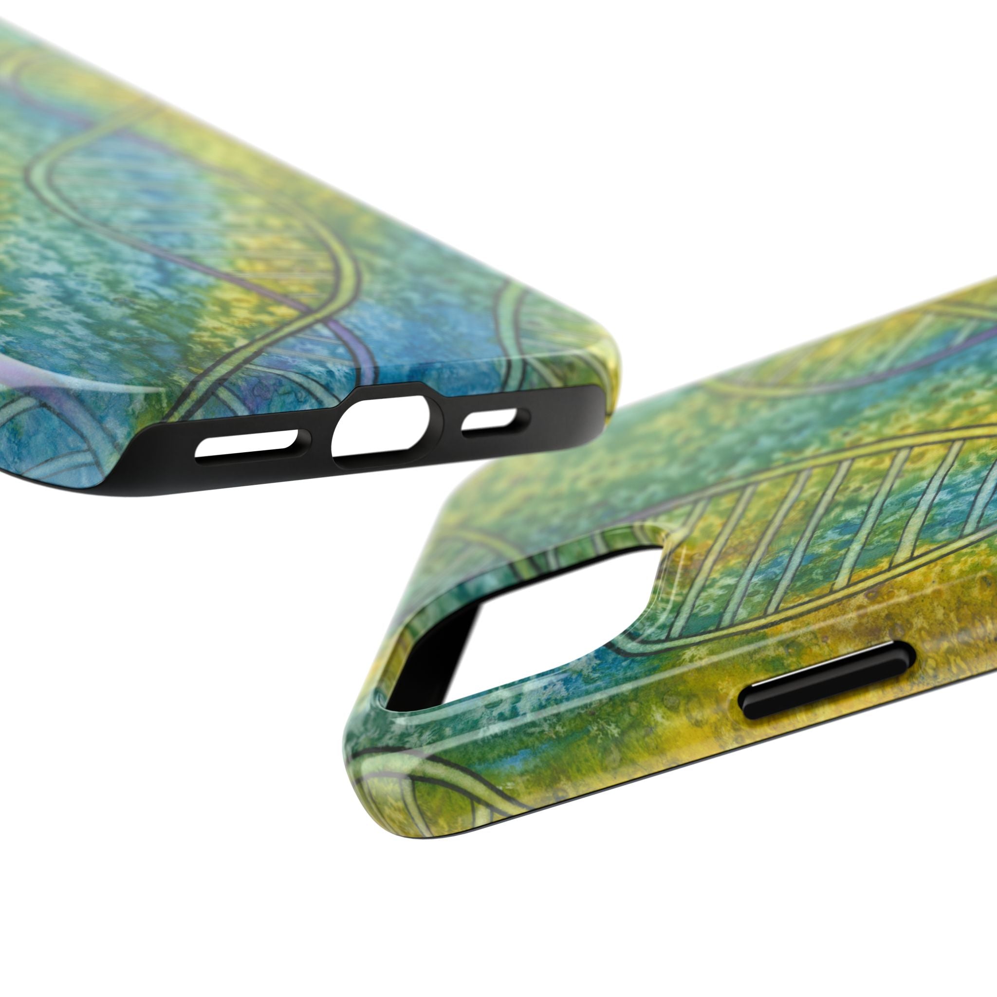 Tough Phone Case - All iPhones and Samsung Galaxys - Exciting Abstract Design #99 Crop of DNA