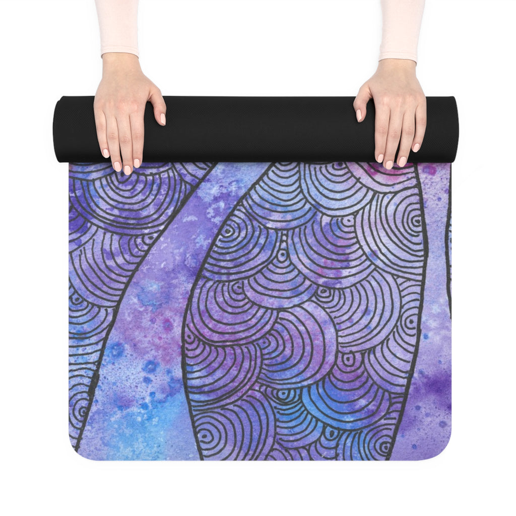 Yoga Mats and Gym Mats. Colourful Abstract Designs. Perfect for Home, Yoga or Gym Class, or a Special Gift #56 The Way Home