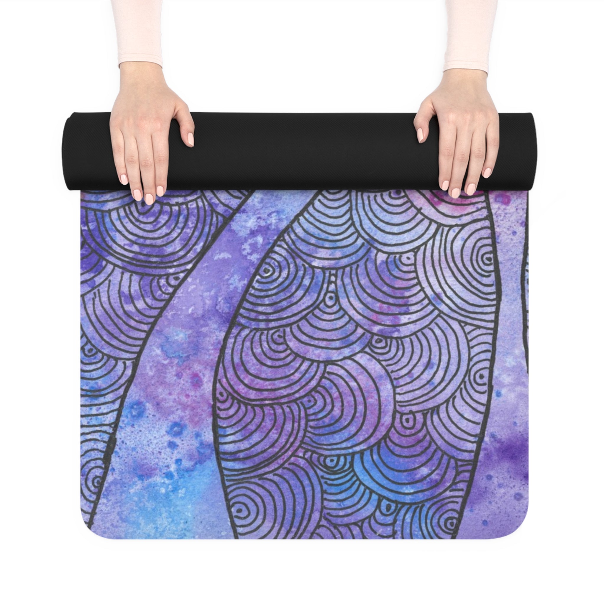 Yoga Mats and Gym Mats. Colourful Abstract Designs. Perfect for Home, Yoga or Gym Class, or a Special Gift #56 The Way Home