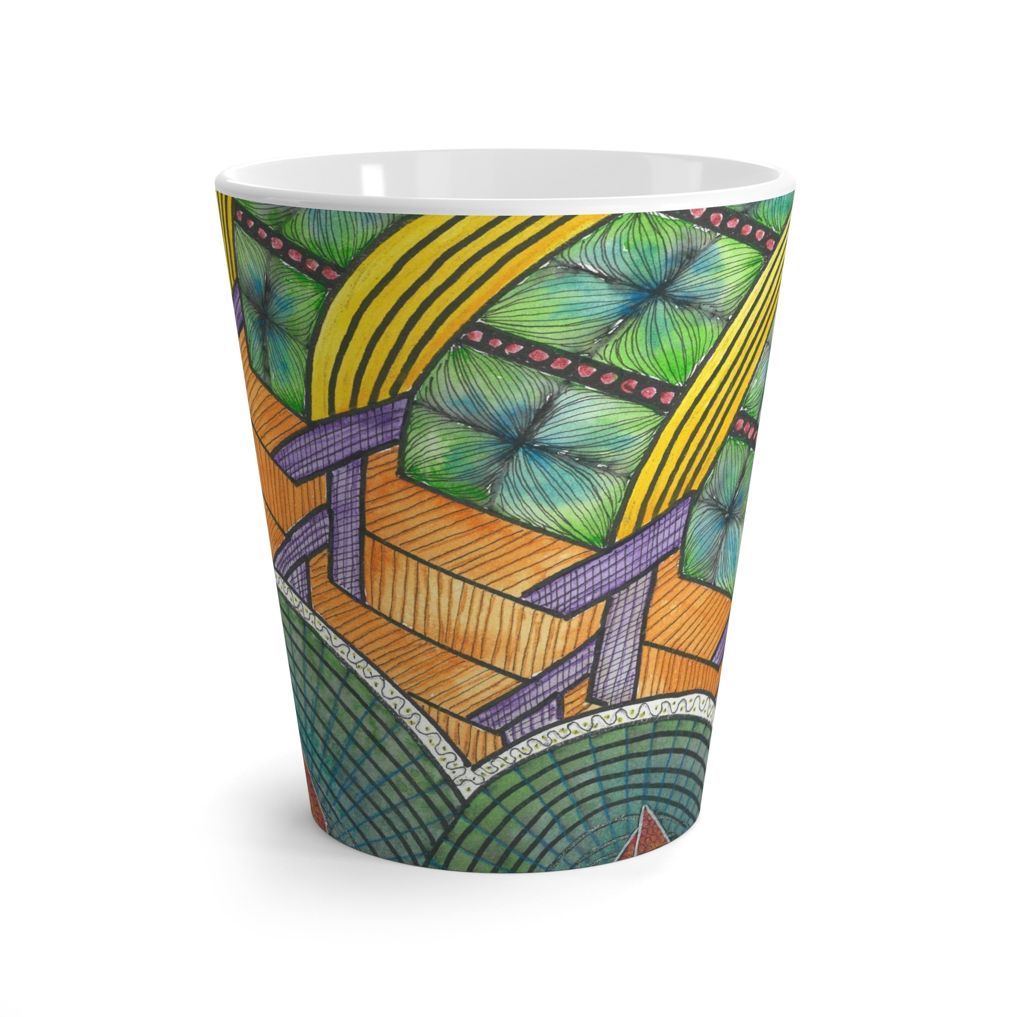 Coffee Mugs and Cups. Colourful Abstract Designs. Perfect for Home, Office or Special Gift #31 T'Eye Land