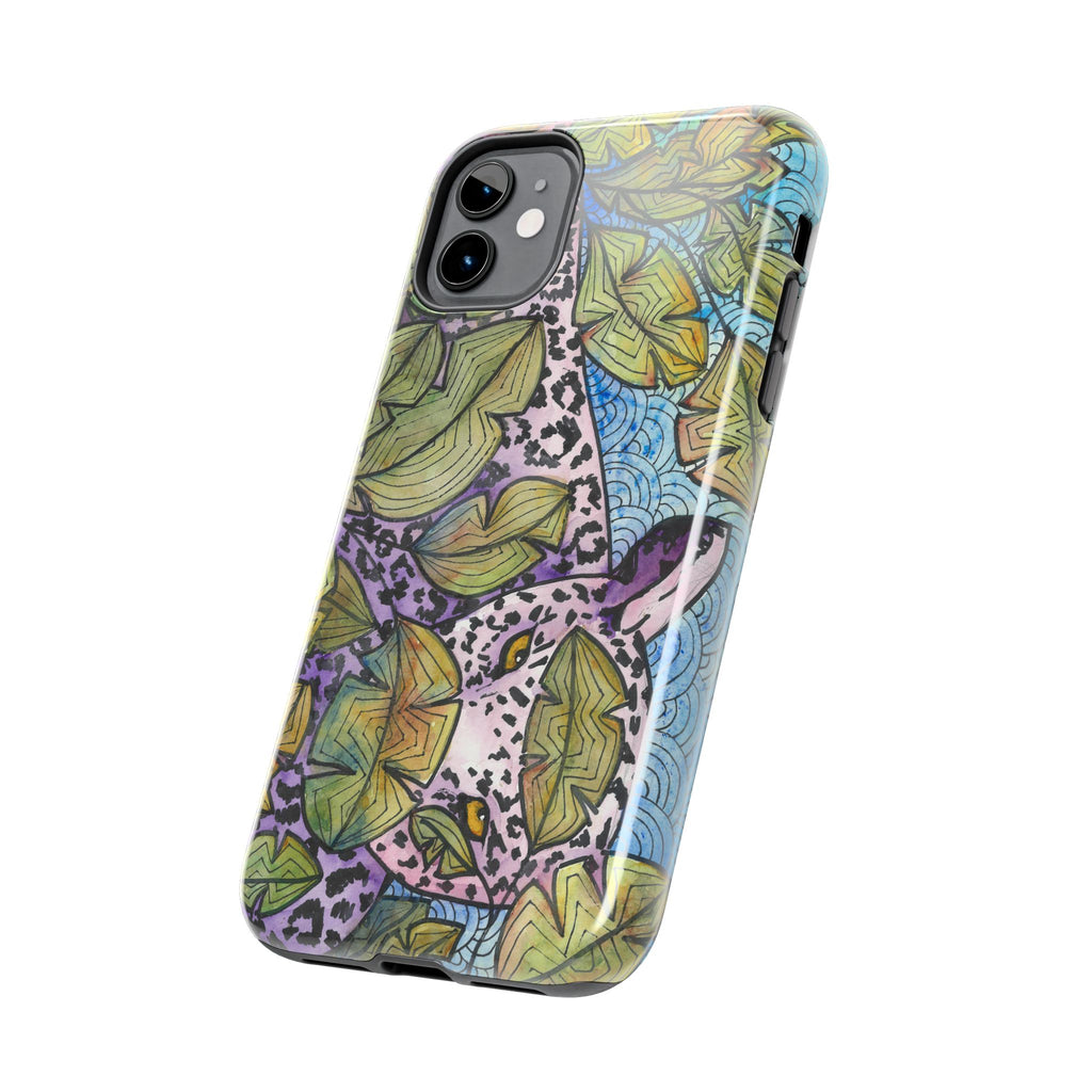 Tough Phone Case - All iPhones and Samsung Galaxys - Exciting Abstract Design #76 Purrfect Blend