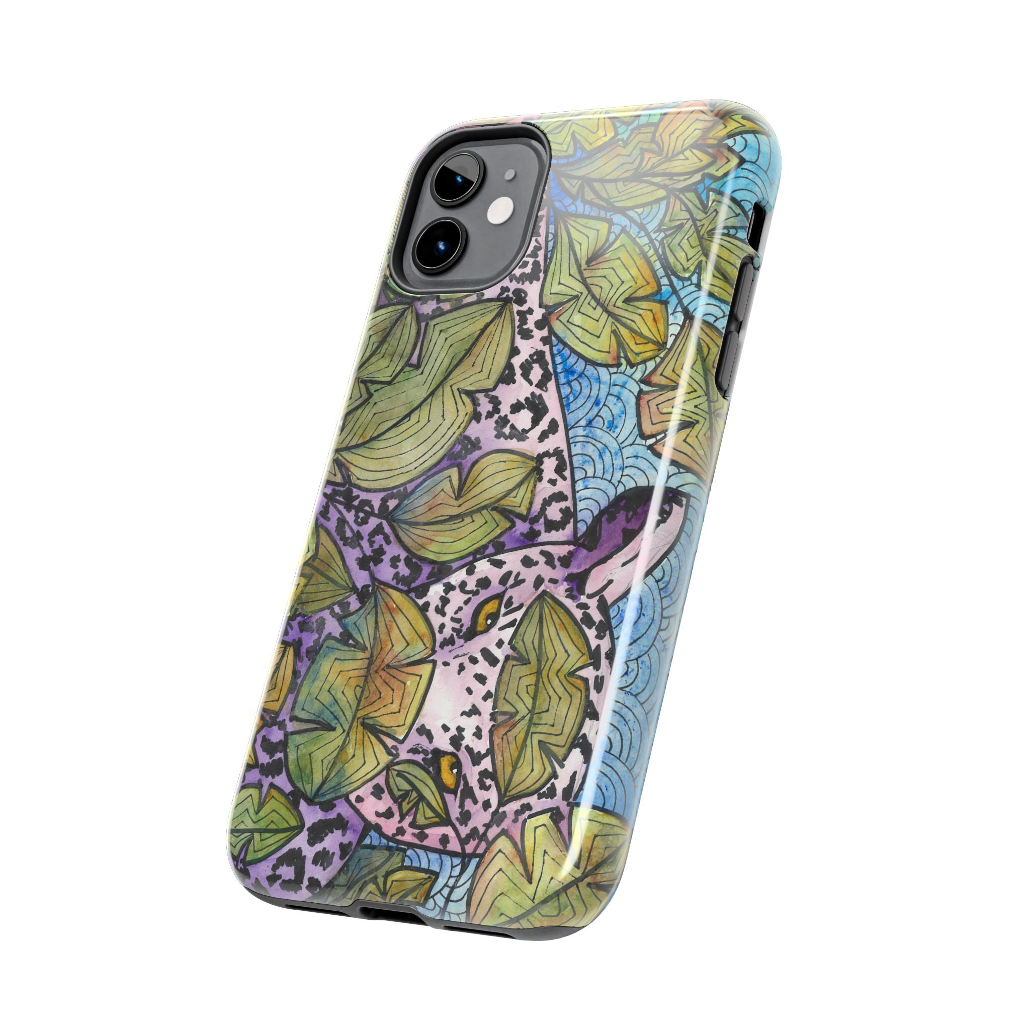 Tough Phone Case - All iPhones and Samsung Galaxys - Exciting Abstract Design #76 Purrfect Blend