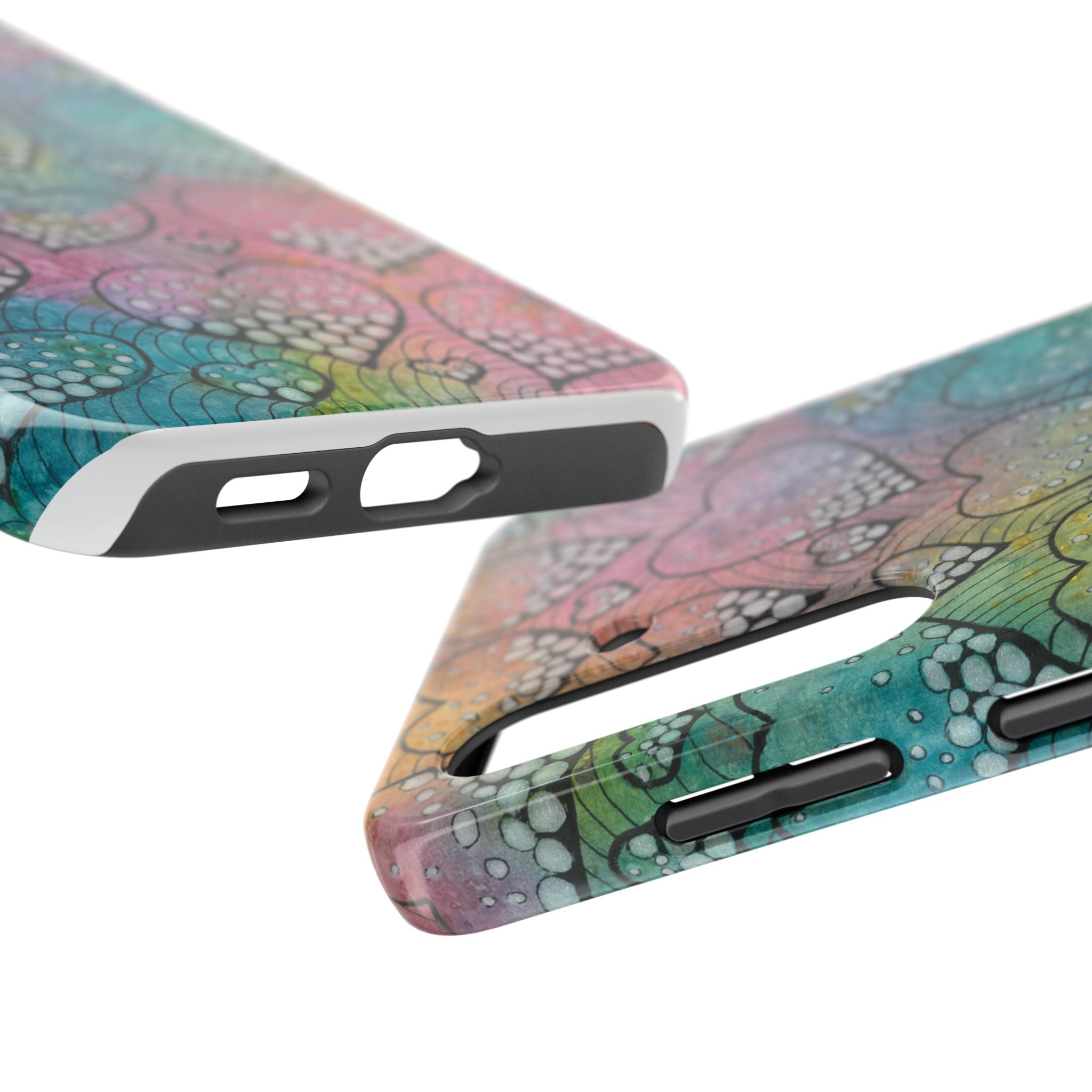 Tough Phone Case - All iPhones and Samsung Galaxys - Exciting Abstract Design #97 What's Love Got To Do With It