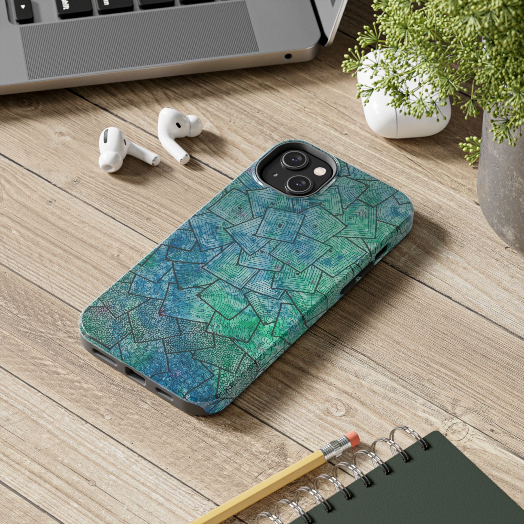 Tough Phone Case - All iPhones and Samsung Galaxys - Exciting Abstract Design #65 And The Answer Is