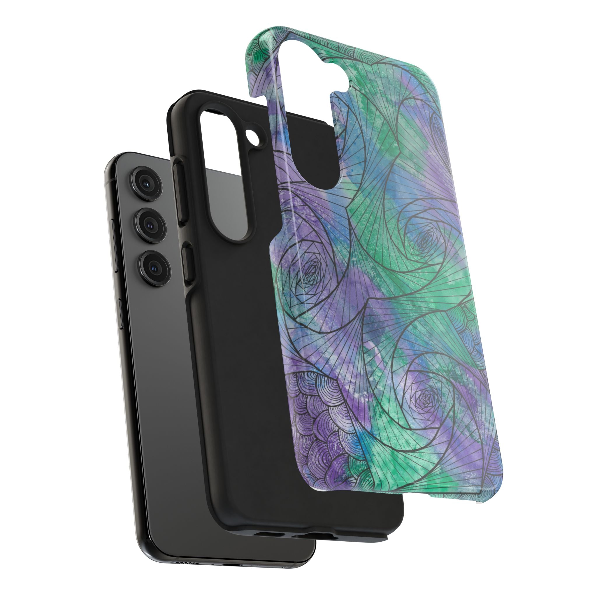 Tough Phone Case - All iPhones and Samsung Galaxys - Exciting Abstract Design  #50 If Not Now When