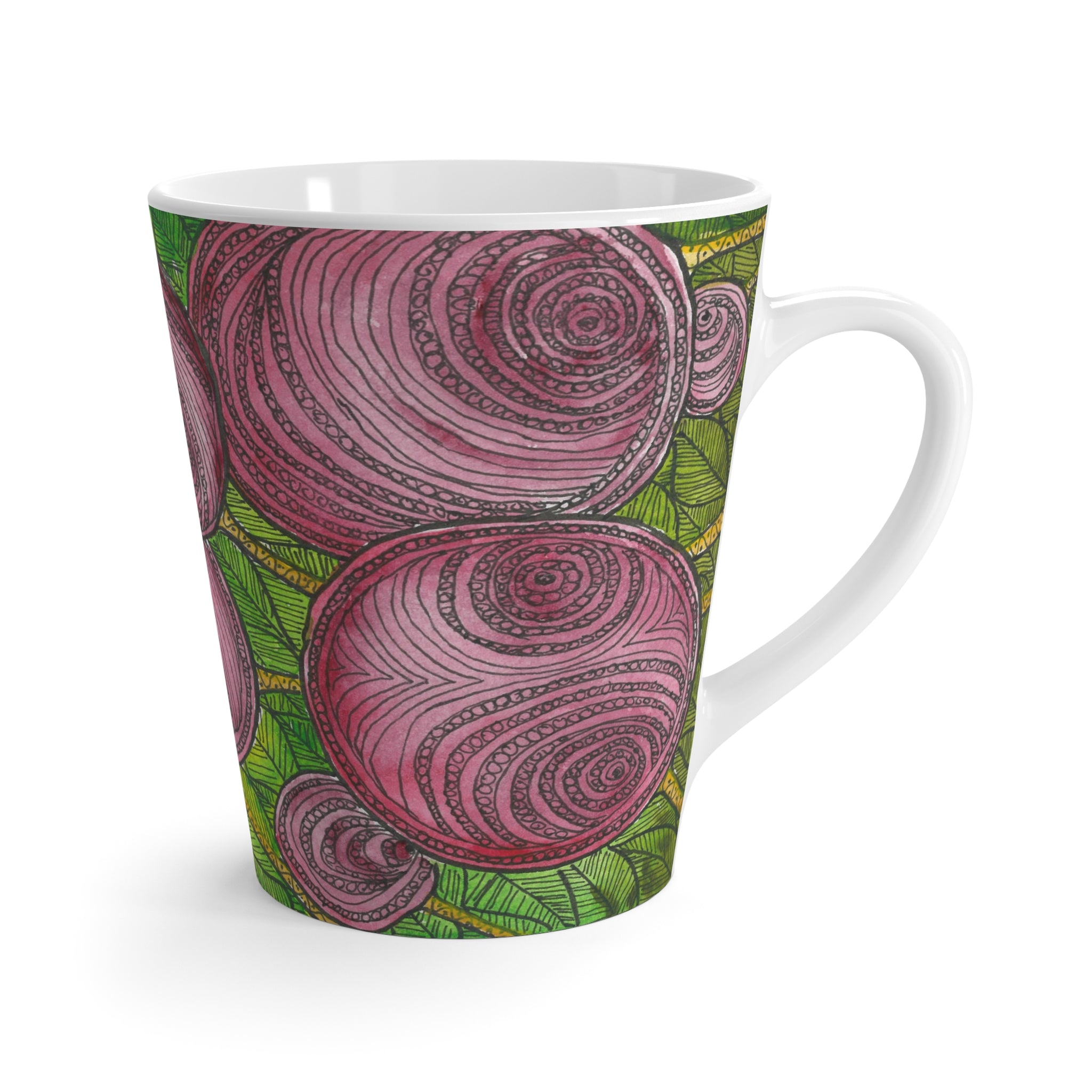 Coffee Mugs and Cups. Colourful Abstract Designs. Perfect for Home, Office or Special Gift #9 Spaced Blossoms