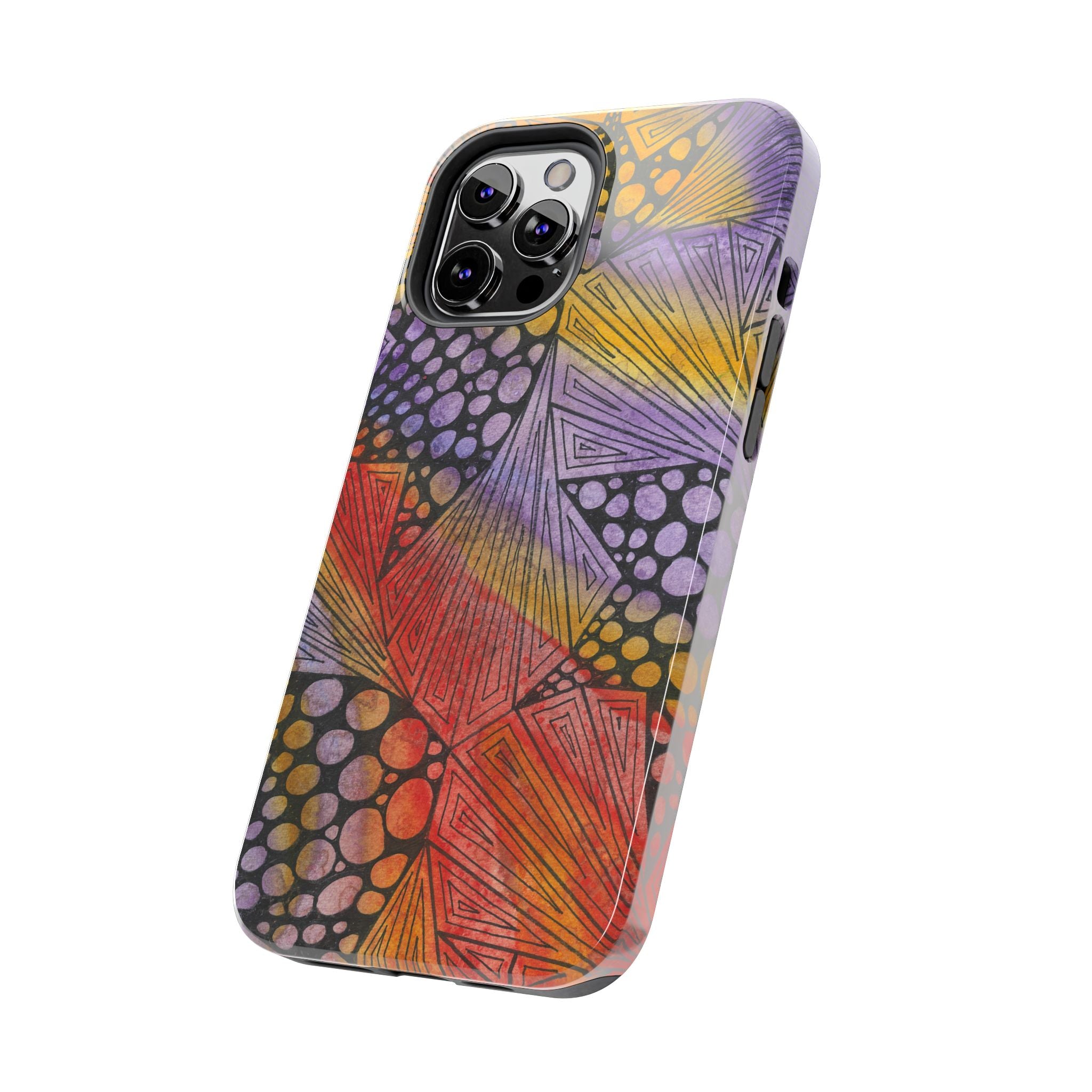 Tough Phone Case - All iPhones and Samsung Galaxys - Exciting Abstract Design #82 Fighting Delusions