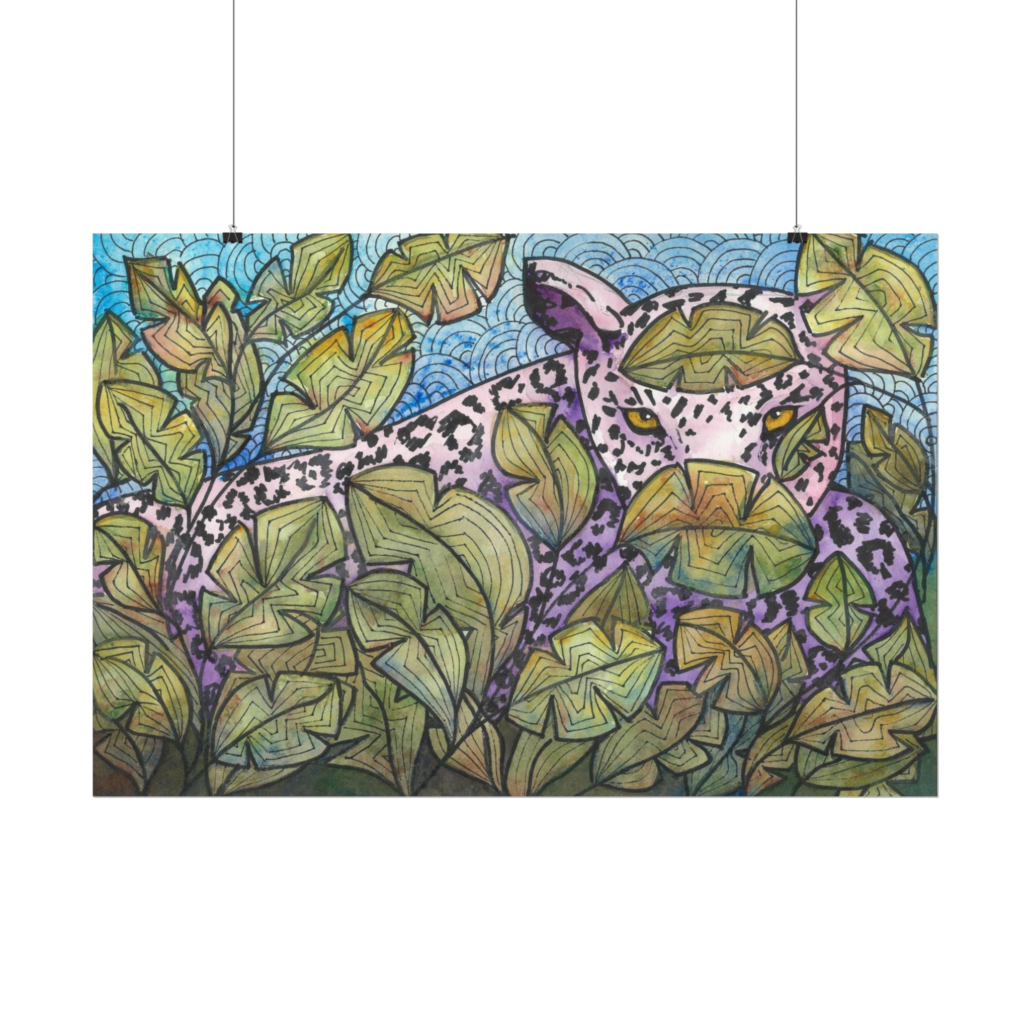 Large Colourful Wall Art, Posters & Prints, For Office, Bedroom or Living Room, or Special Gift #76 Purrfect Blend