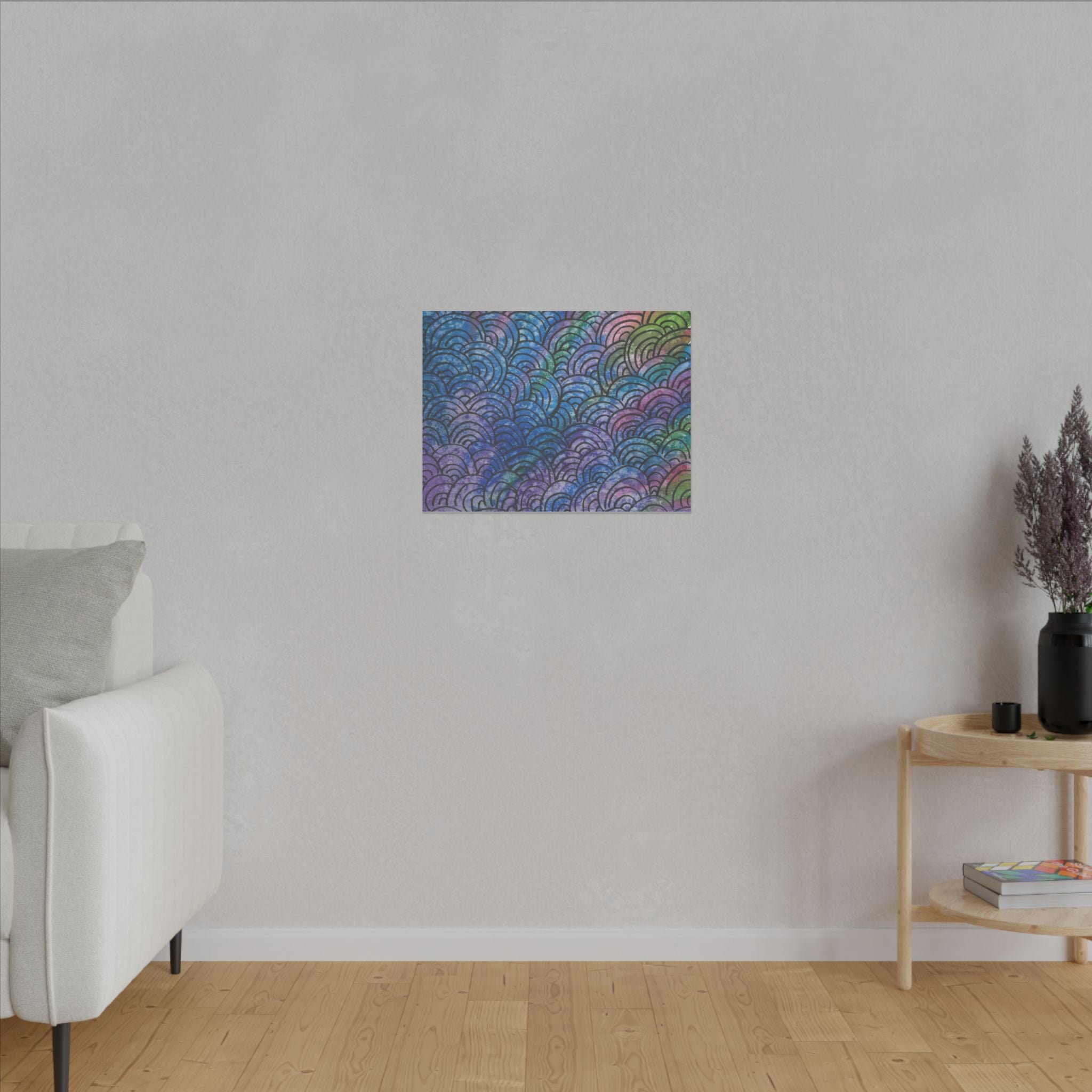 Large Colourful Wall Art, Canvas Prints, For Office, Bedroom or Living Room, or Special Gift #84 Ah! The Past