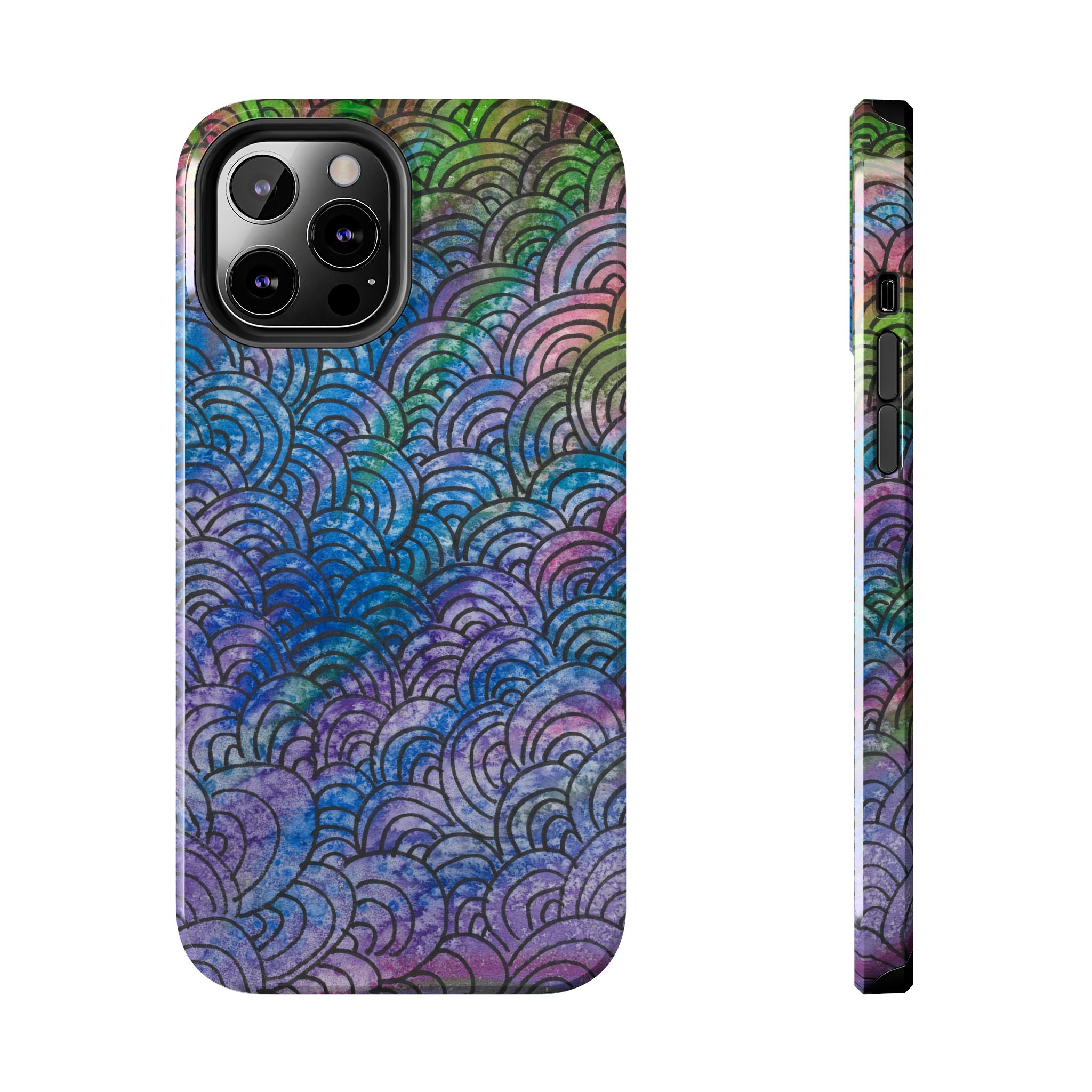 Tough Phone Case - All iPhones and Samsung Galaxys - Exciting Abstract Design #84 Ah! The Past