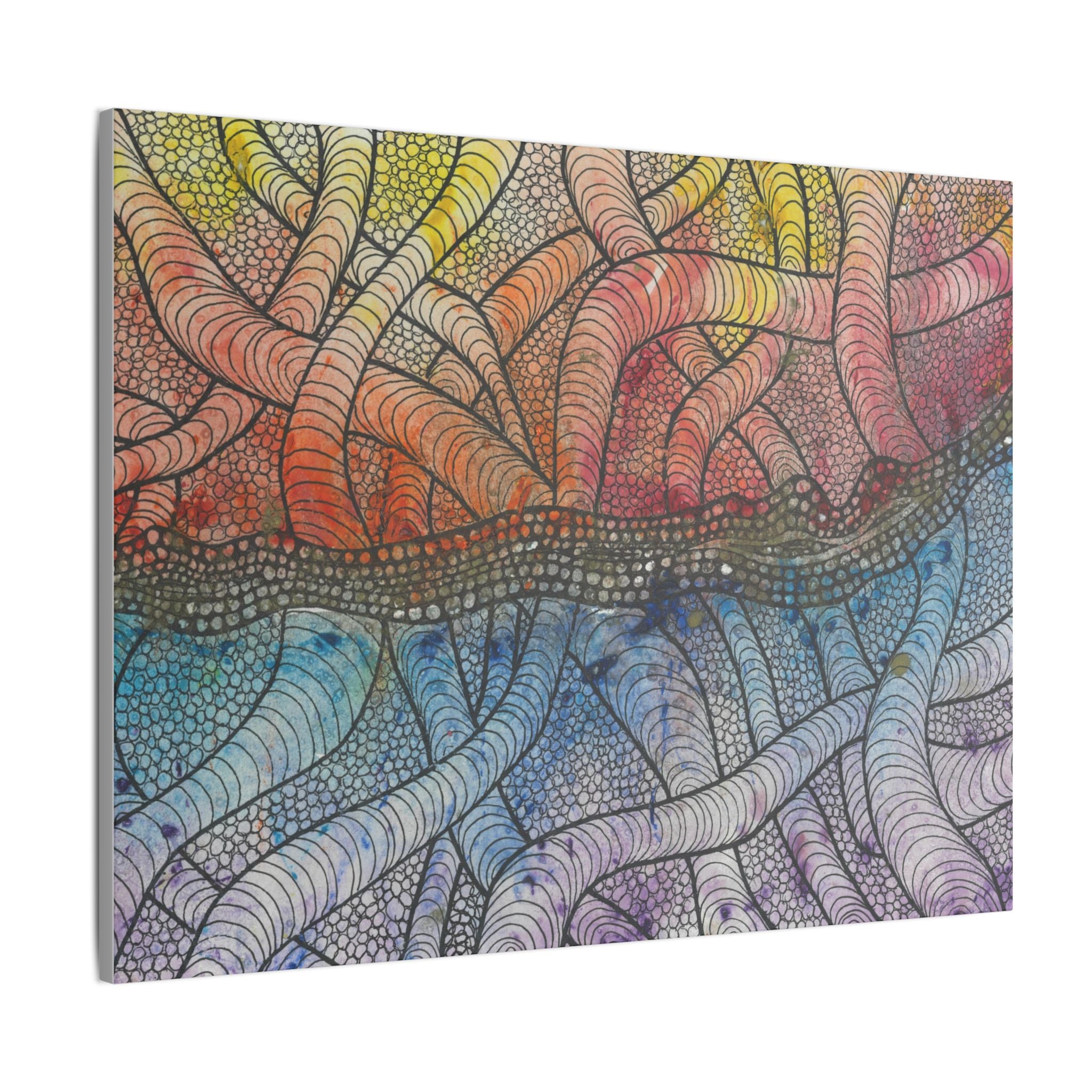 Large Colourful Wall Art, Canvas Prints, For Office, Bedroom or Living Room, or Special Gift #72 After The End