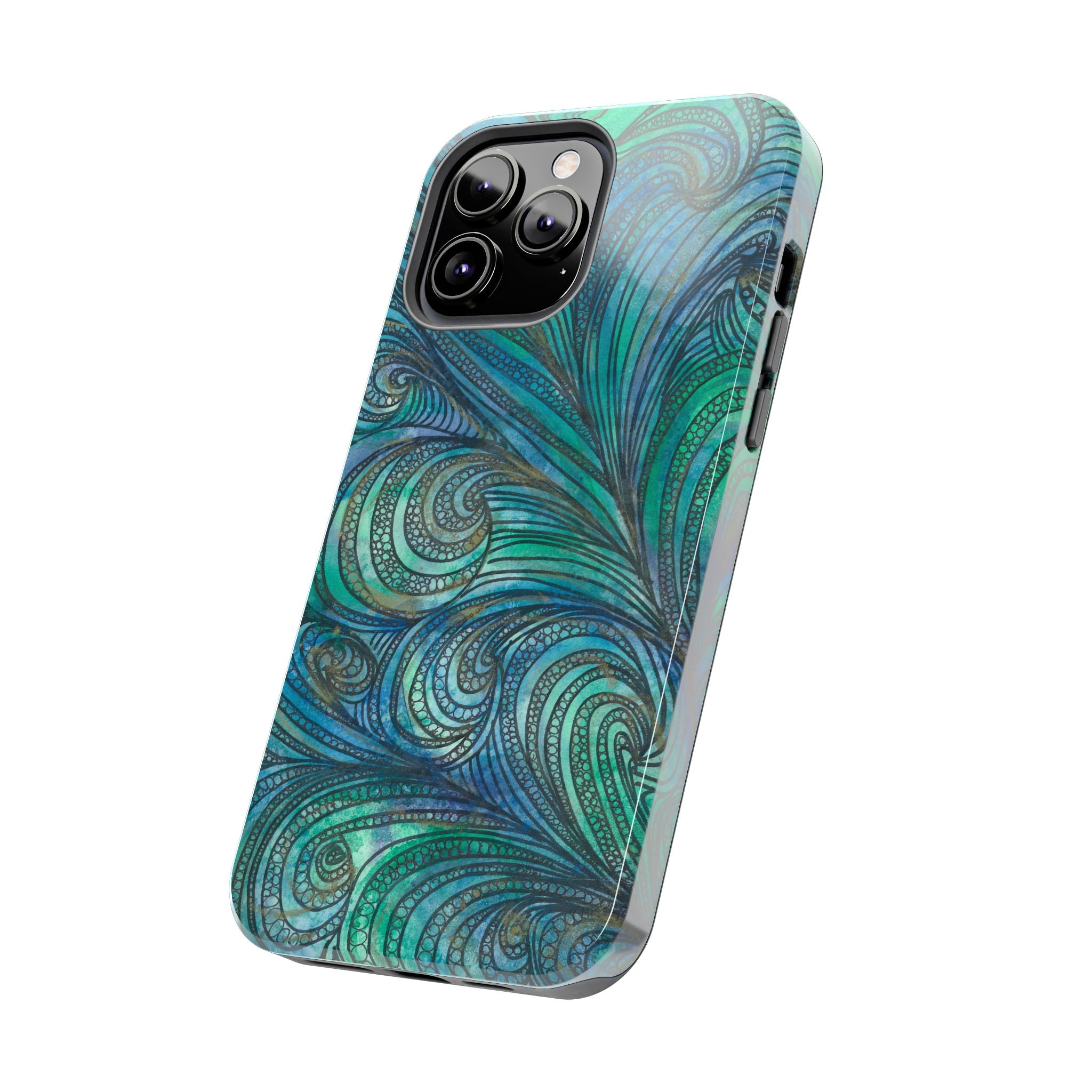 Tough Phone Case - All iPhones and Samsung Galaxys - Exciting Abstract Design #71 Call Of The Sea