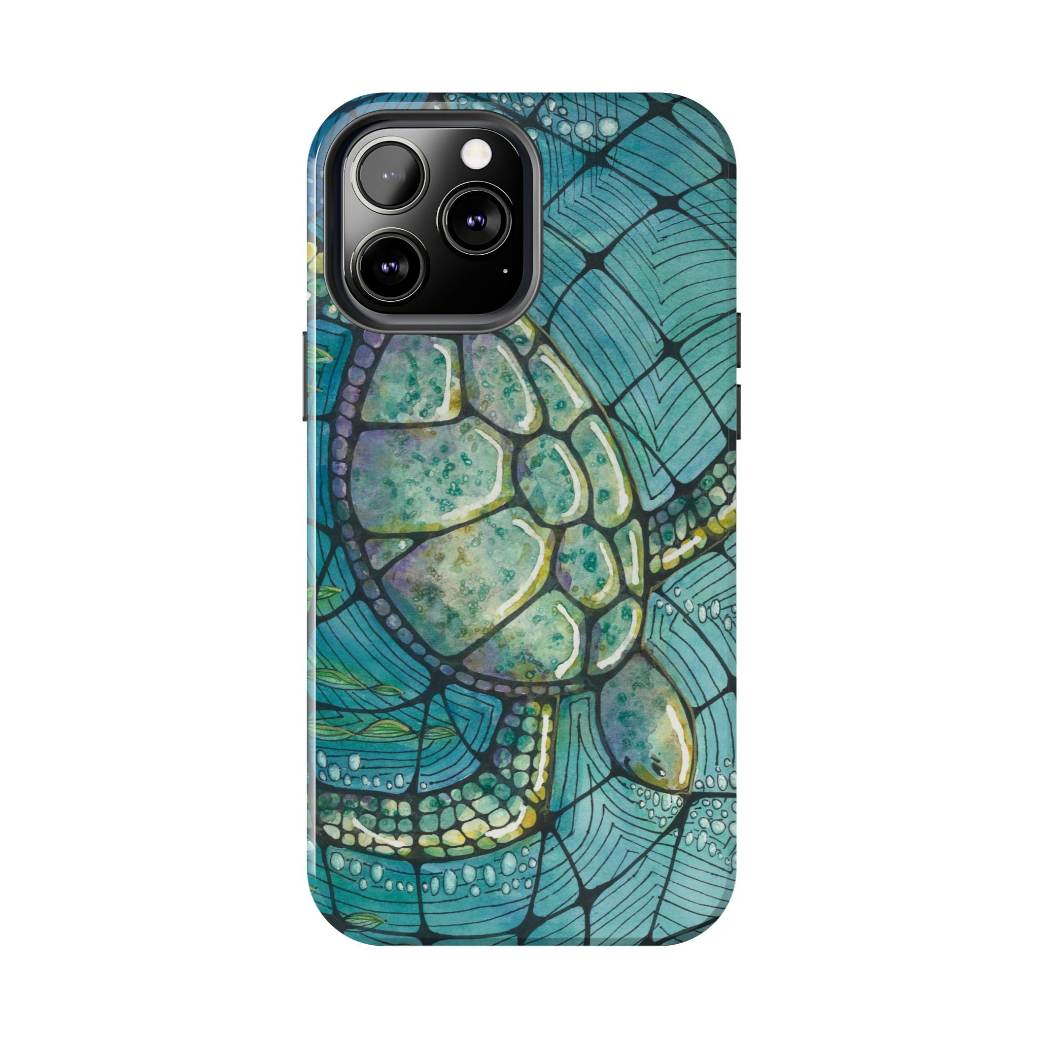 Tough Phone Case - All iPhones and Samsung Galaxys - Exciting Abstract Design #73 Turtling Along