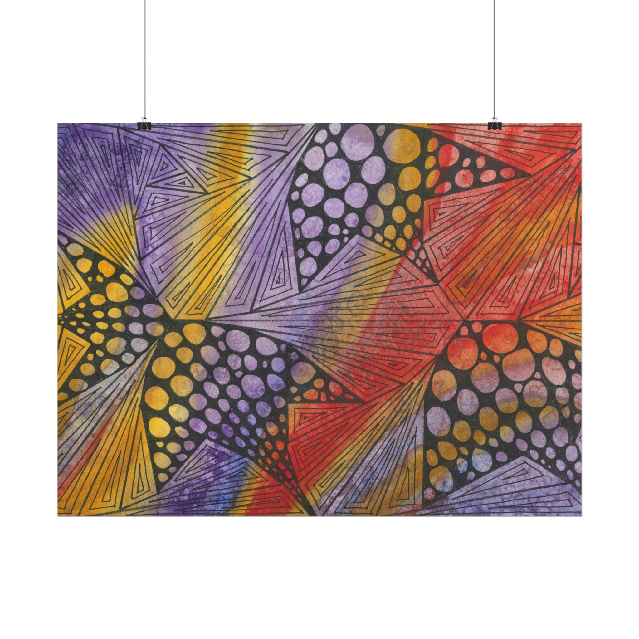 Large Colourful Wall Art, Posters & Prints, For Office, Bedroom or Living Room, or Special Gift #82 Fighting Delusions