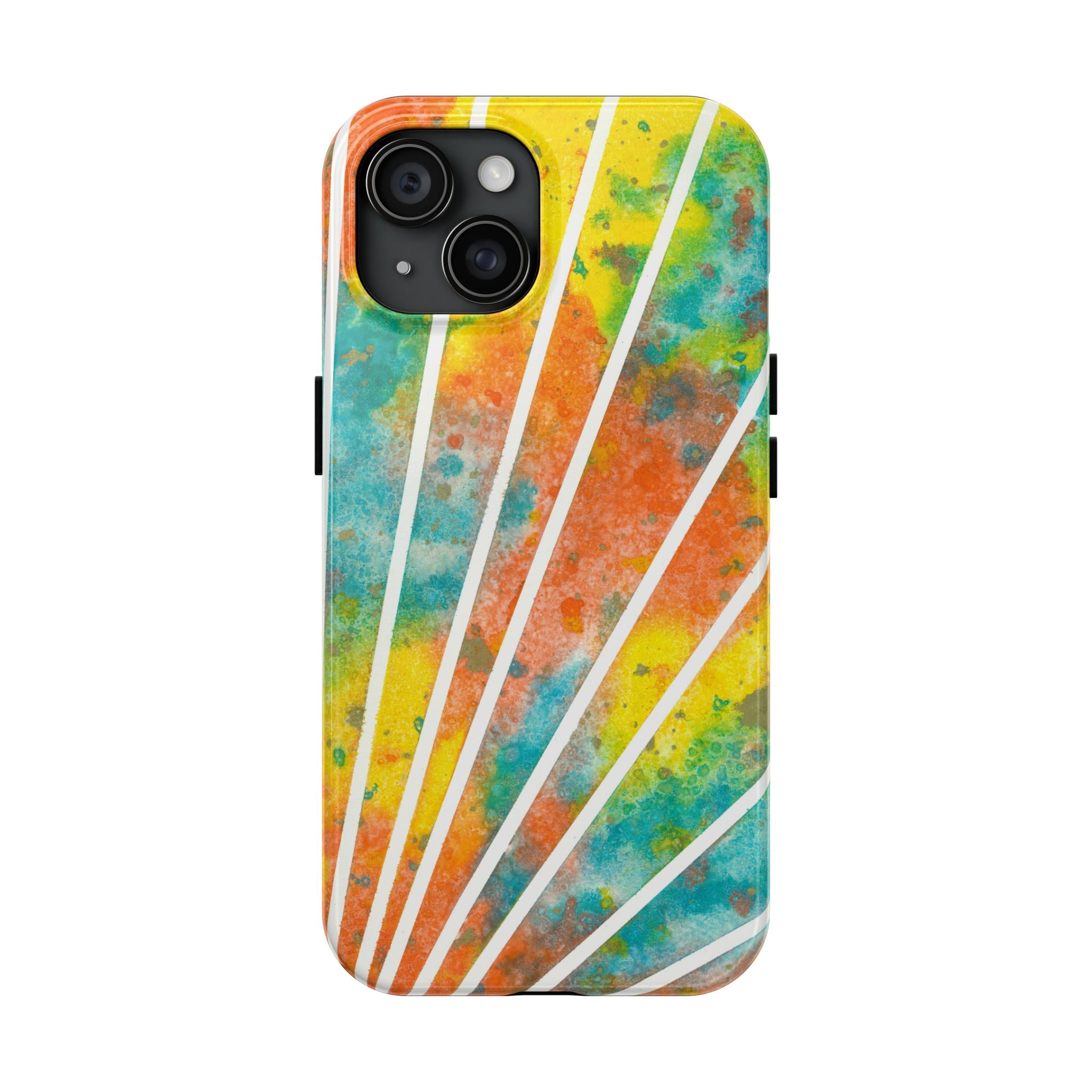 Tough Phone Case - All iPhones and Samsung Galaxys - Exciting Abstract Design #101 Your Energy Radiates