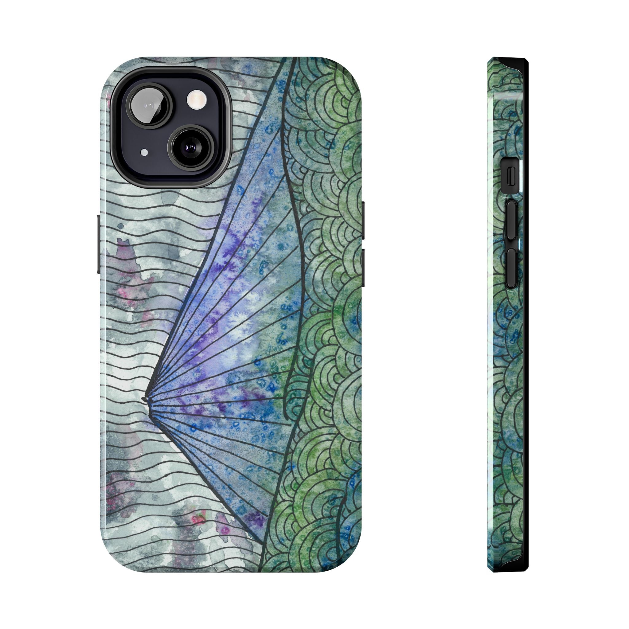 Tough Phone Case - All iPhones and Samsung Galaxys - Exciting Abstract Design #90 Rtanj Pyramid - Serbia