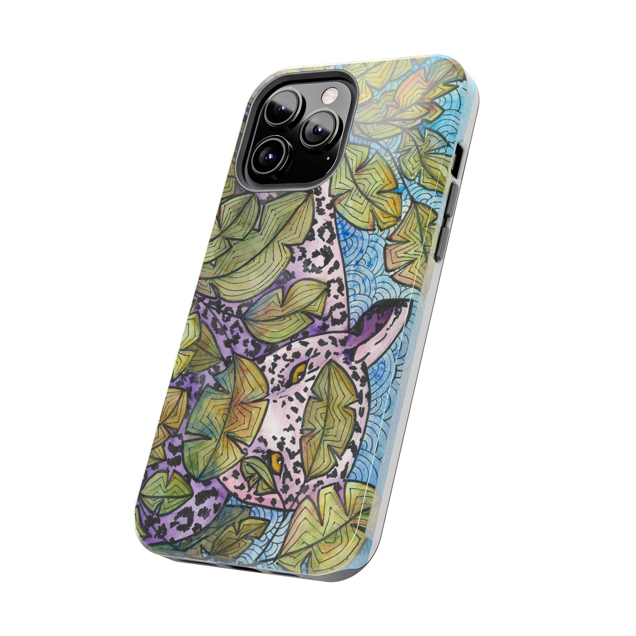 Tough Phone Case - All iPhones and Samsung Galaxys - Exciting Abstract Design #76 Purrfect Blend