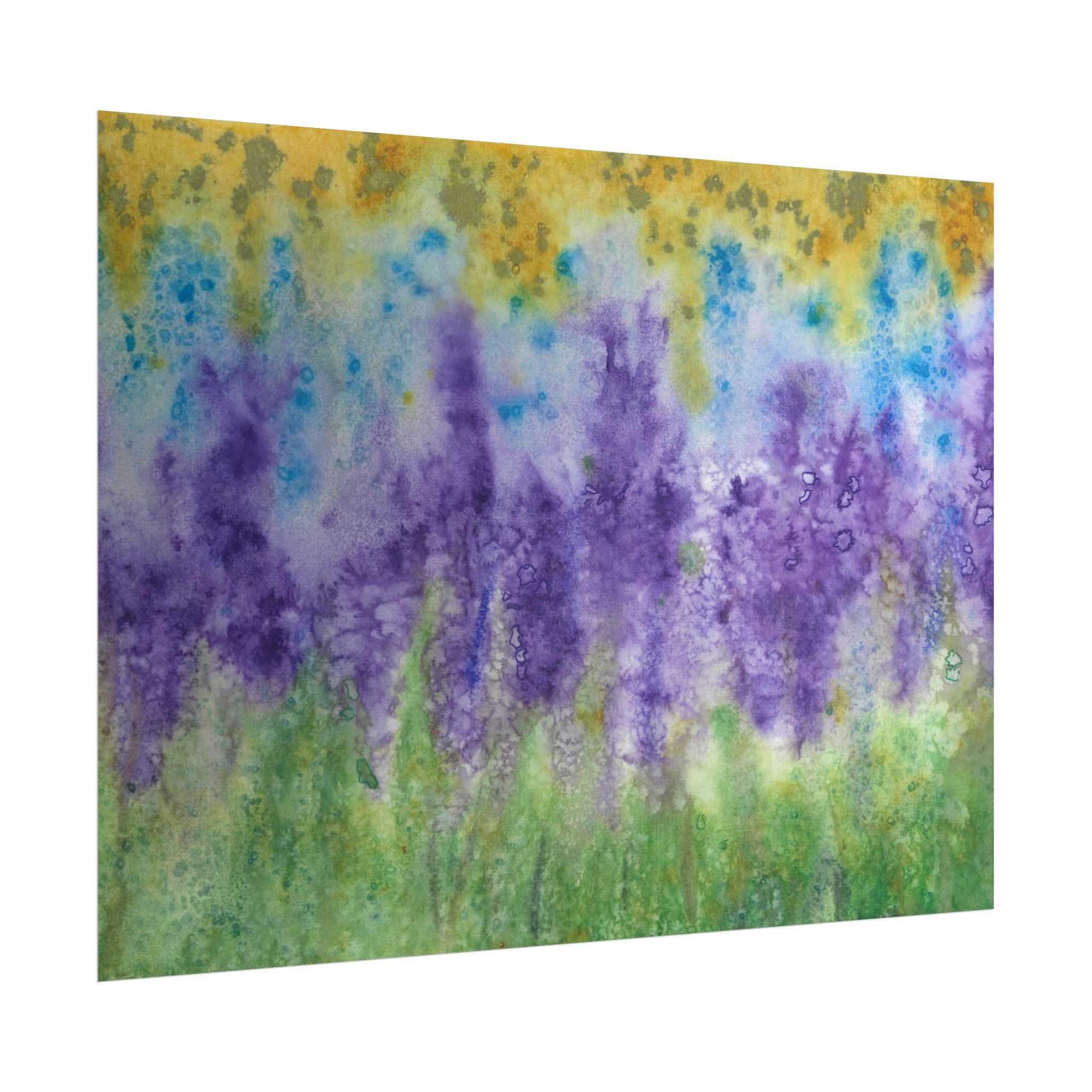 Large Colourful Wall Art, Posters & Prints, For Office, Bedroom or Living Room, or Special Gift #74 Lavender Fields