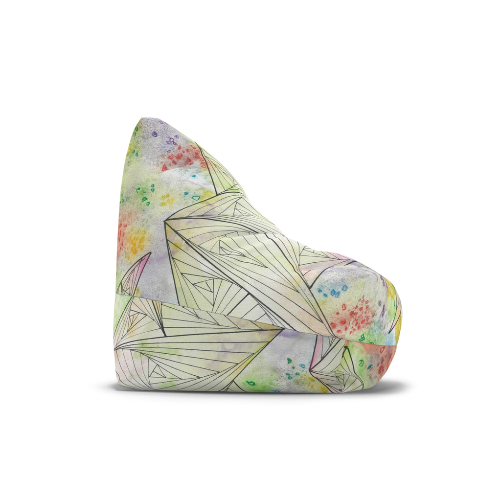 Bean Bag Chair Covers For Indoor & Outdoor - 2 Sizes - Exciting Abstract Design #59 Your Choice