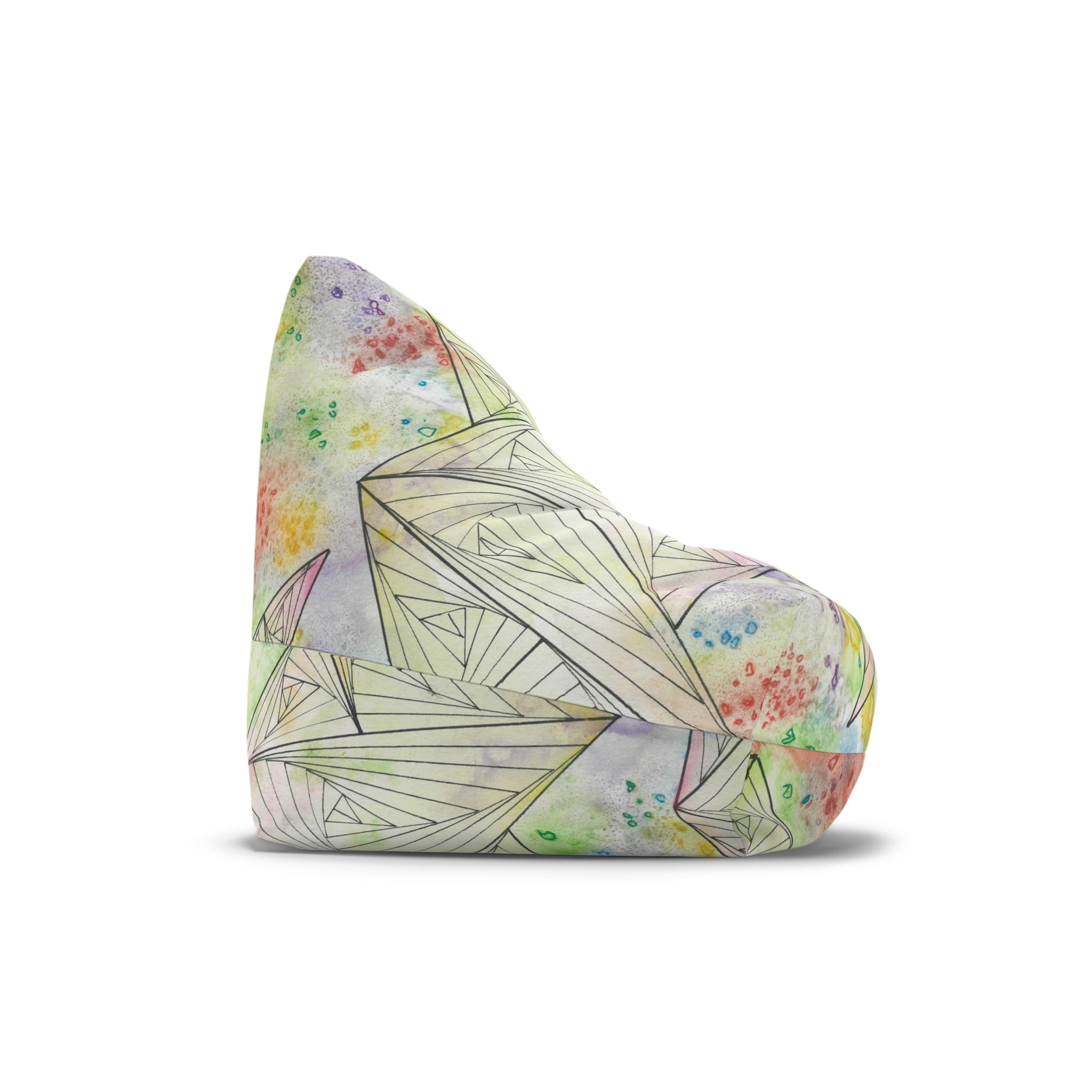 Bean Bag Chair Covers For Indoor & Outdoor - 2 Sizes - Exciting Abstract Design #59 Your Choice