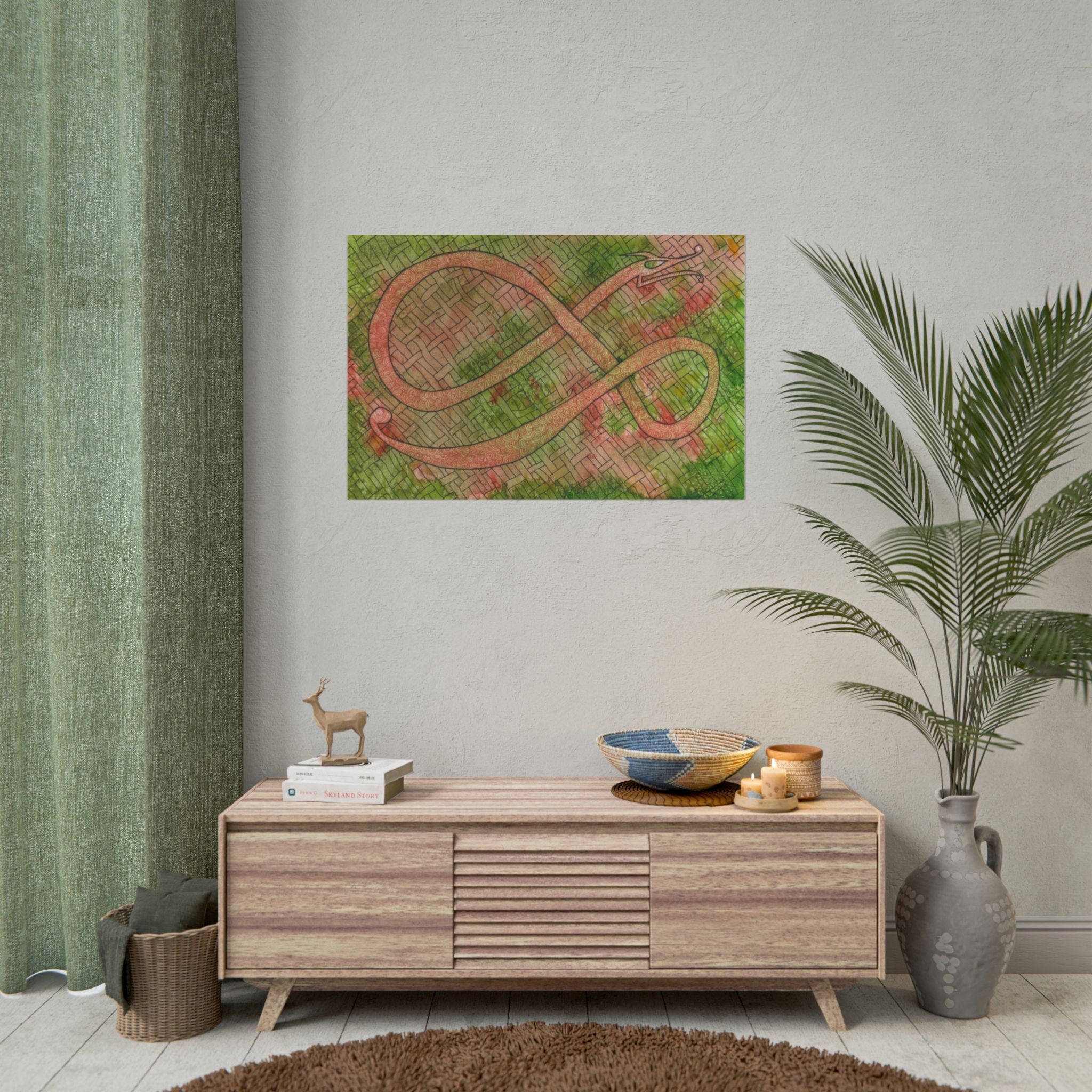 Large Colourful Wall Art, Posters & Prints, For Office, Bedroom or Living Room, or Special Gift #57 Celtic Flavours