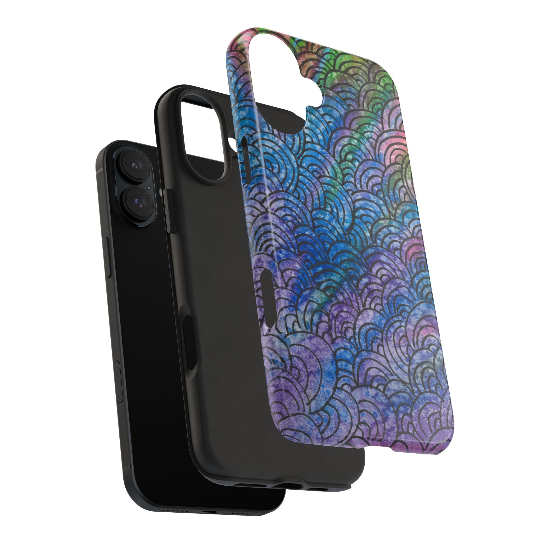 Tough Phone Case - All iPhones and Samsung Galaxys - Exciting Abstract Design #84 Ah! The Past