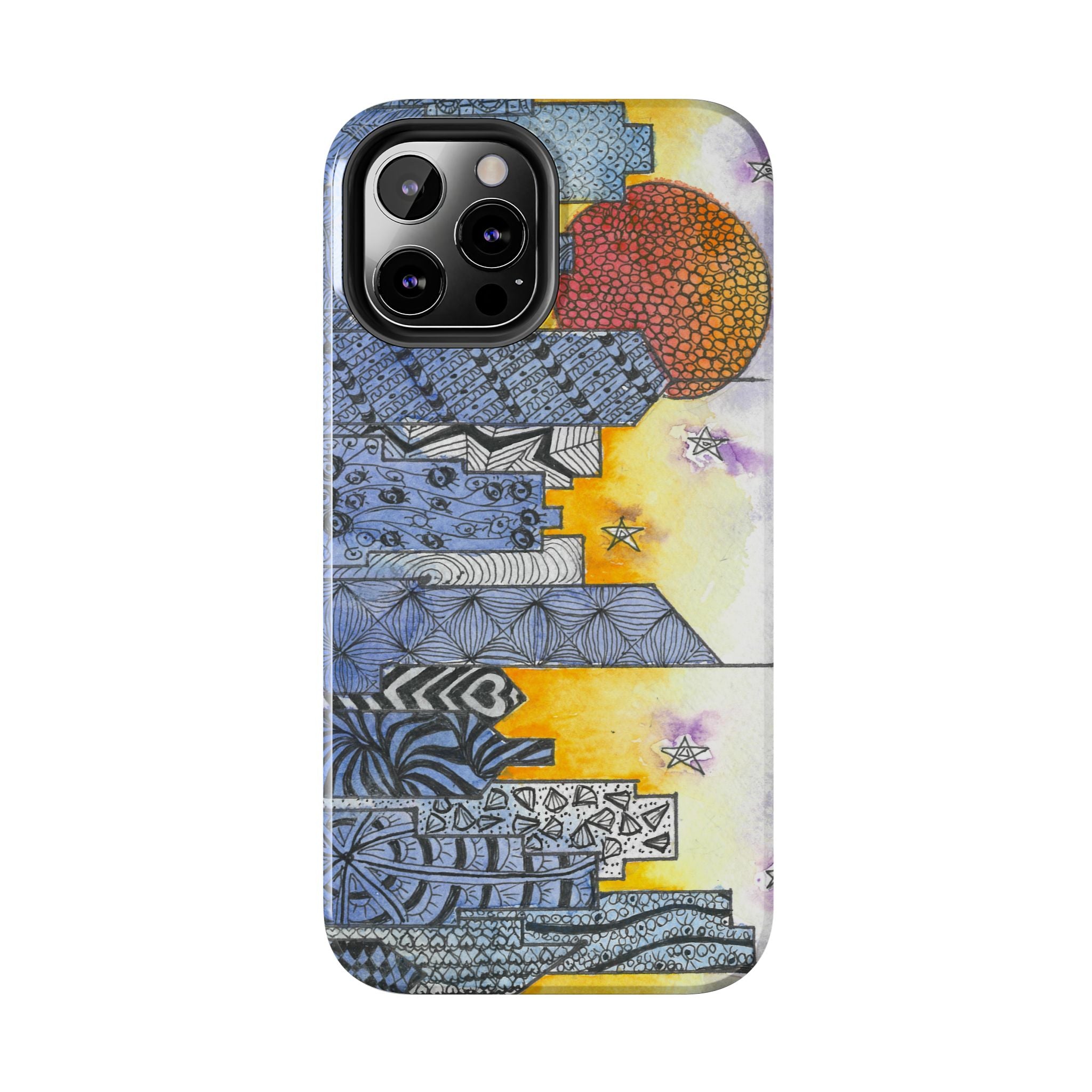 Tough Phone Case - All iPhones and Samsung Galaxys - Exciting Abstract Design #5 In The Shadows